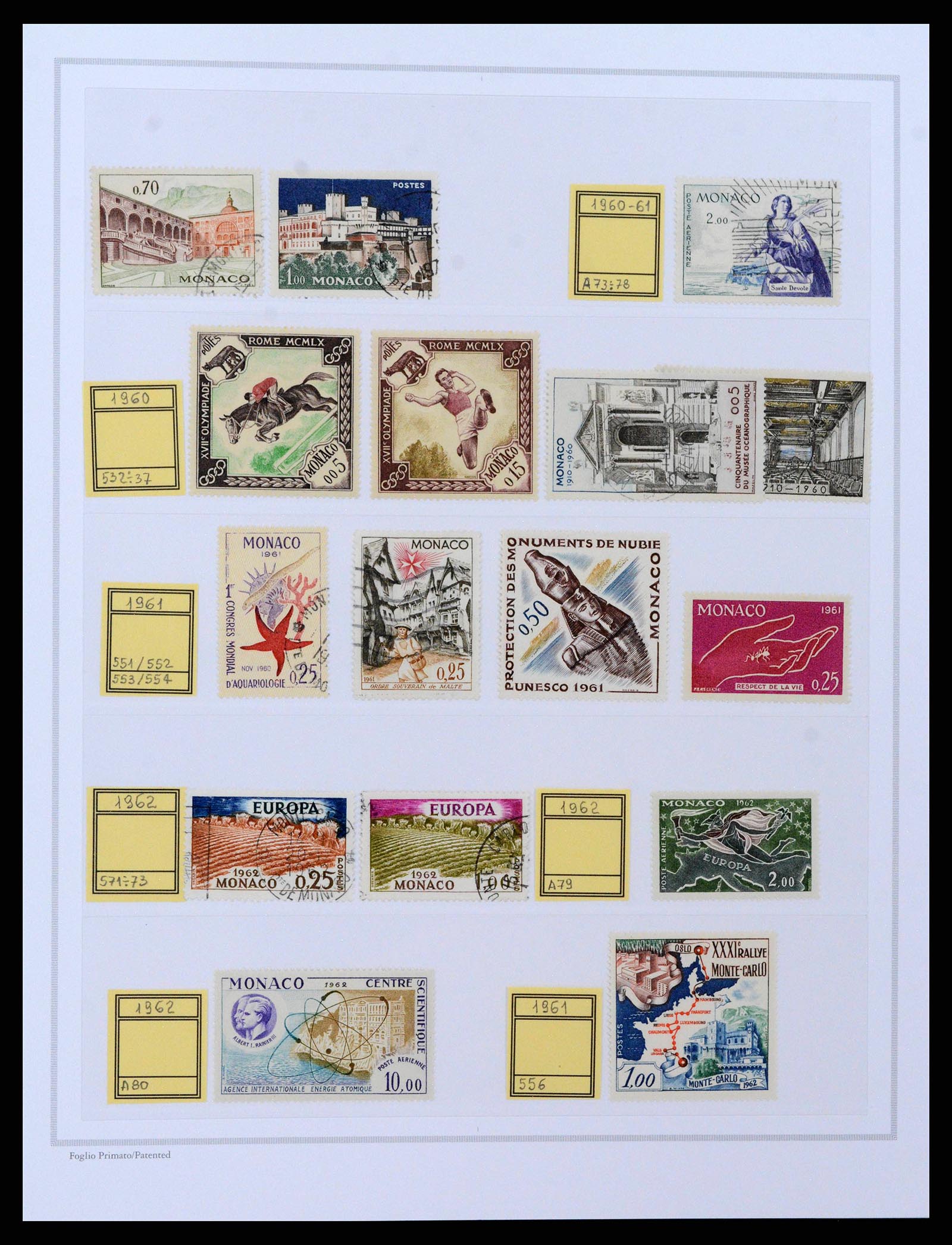 38963 0020 - Postzegelverzameling 38963 Monaco 1885-2005.