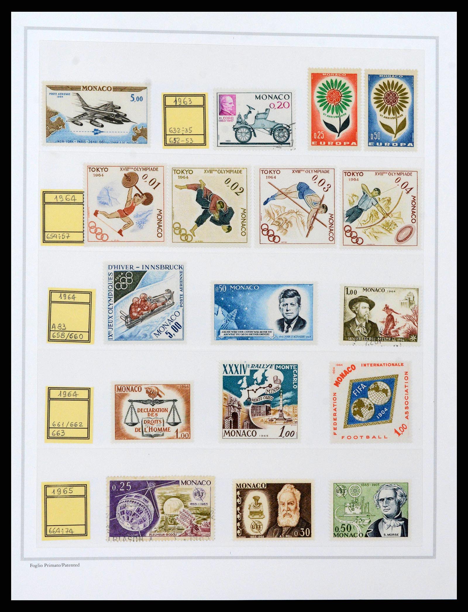 38963 0024 - Stamp collection 38963 Monaco 1885-2005.