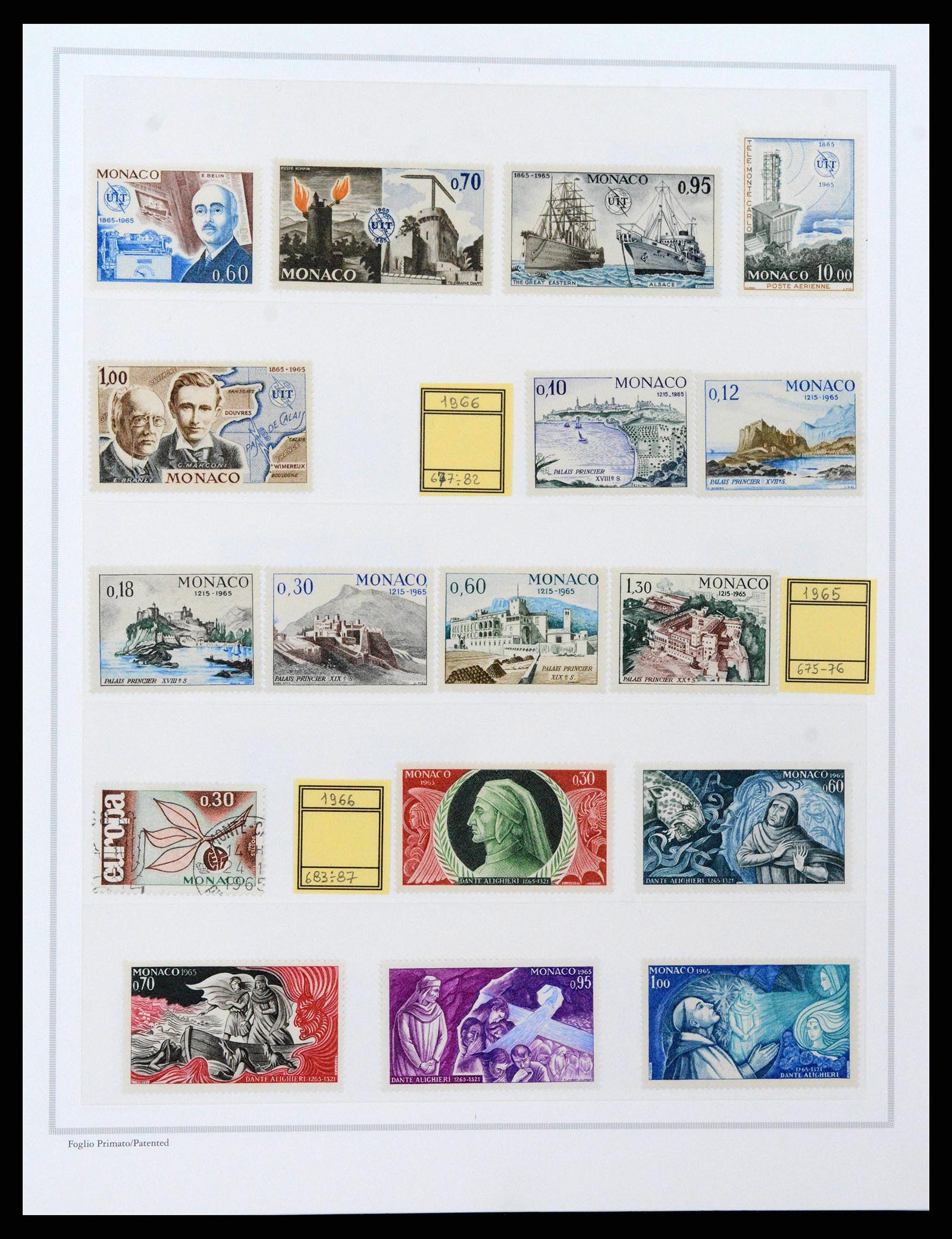 38963 0025 - Stamp collection 38963 Monaco 1885-2005.