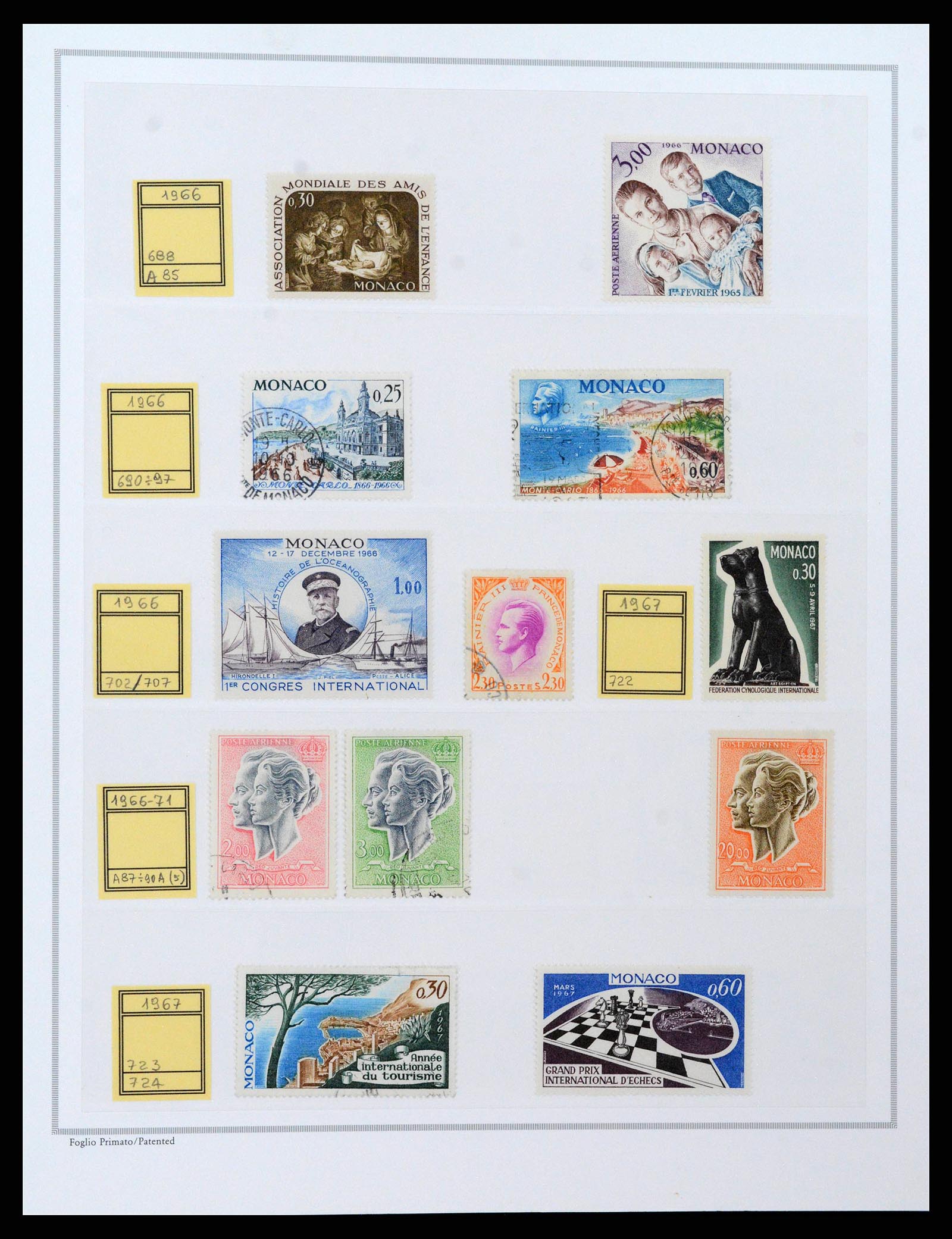38963 0026 - Stamp collection 38963 Monaco 1885-2005.