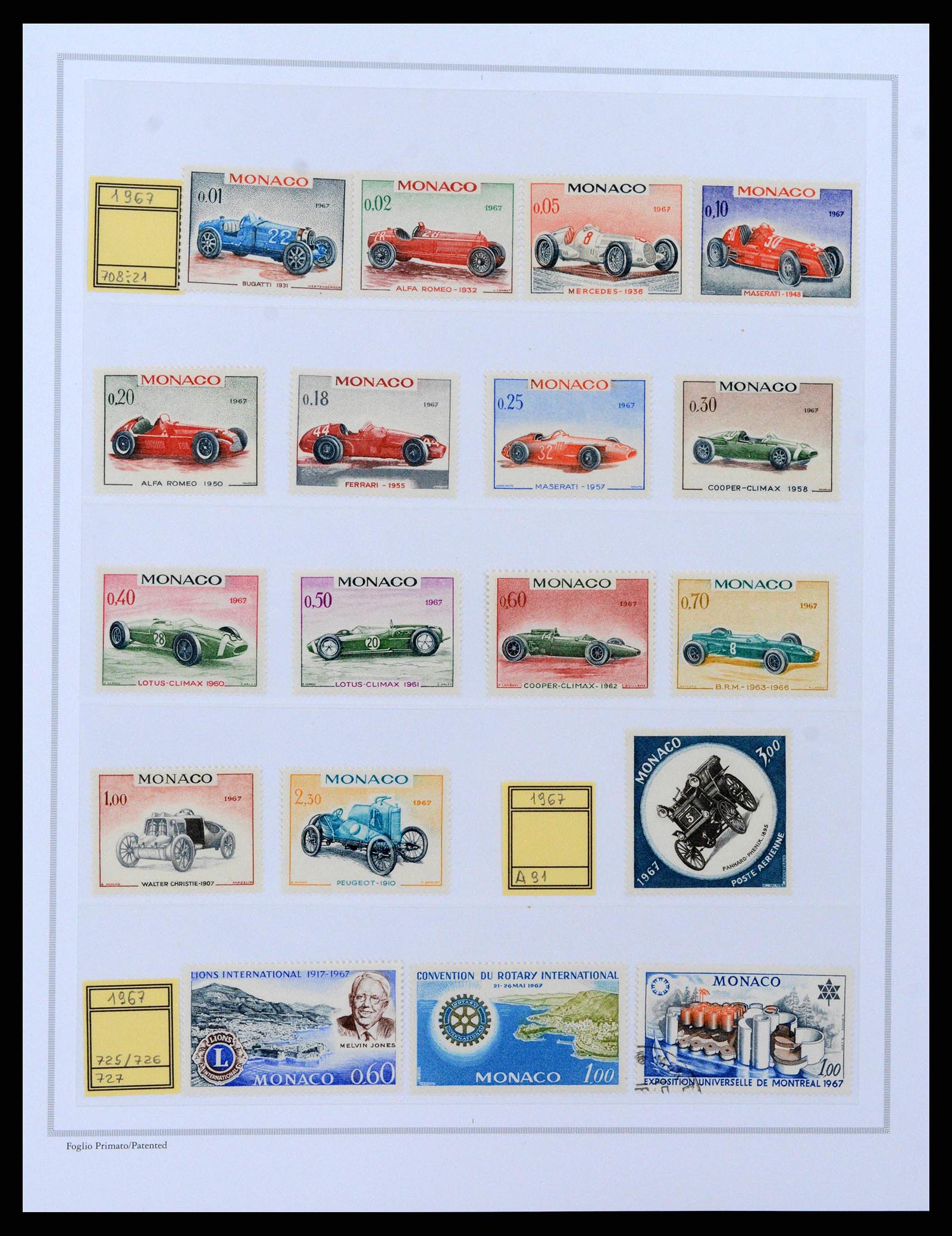 38963 0027 - Stamp collection 38963 Monaco 1885-2005.