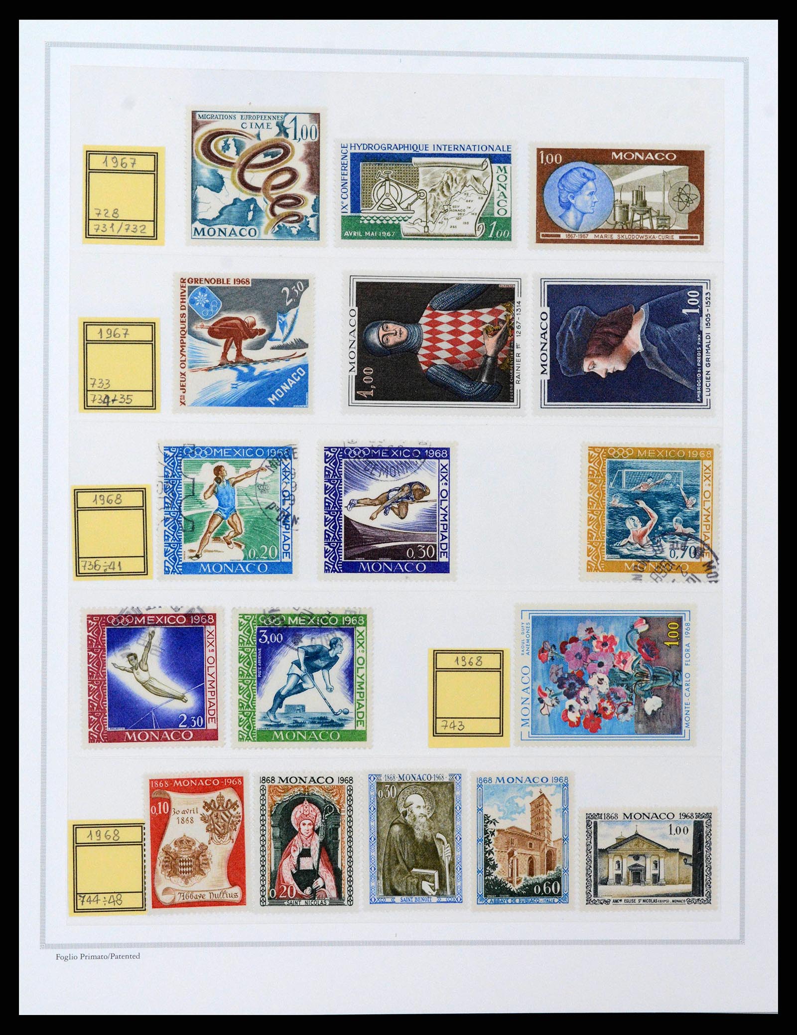 38963 0028 - Stamp collection 38963 Monaco 1885-2005.