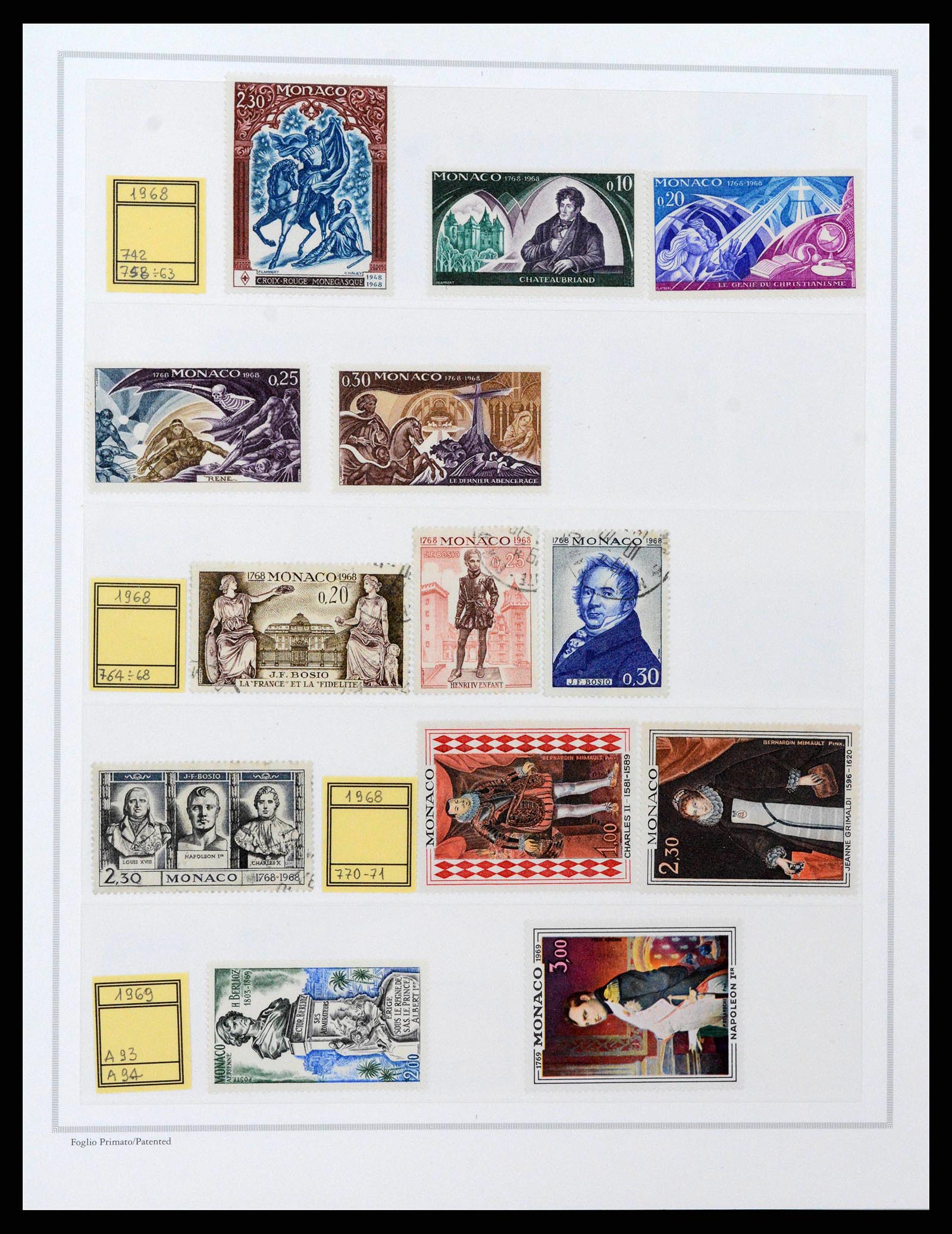 38963 0029 - Stamp collection 38963 Monaco 1885-2005.