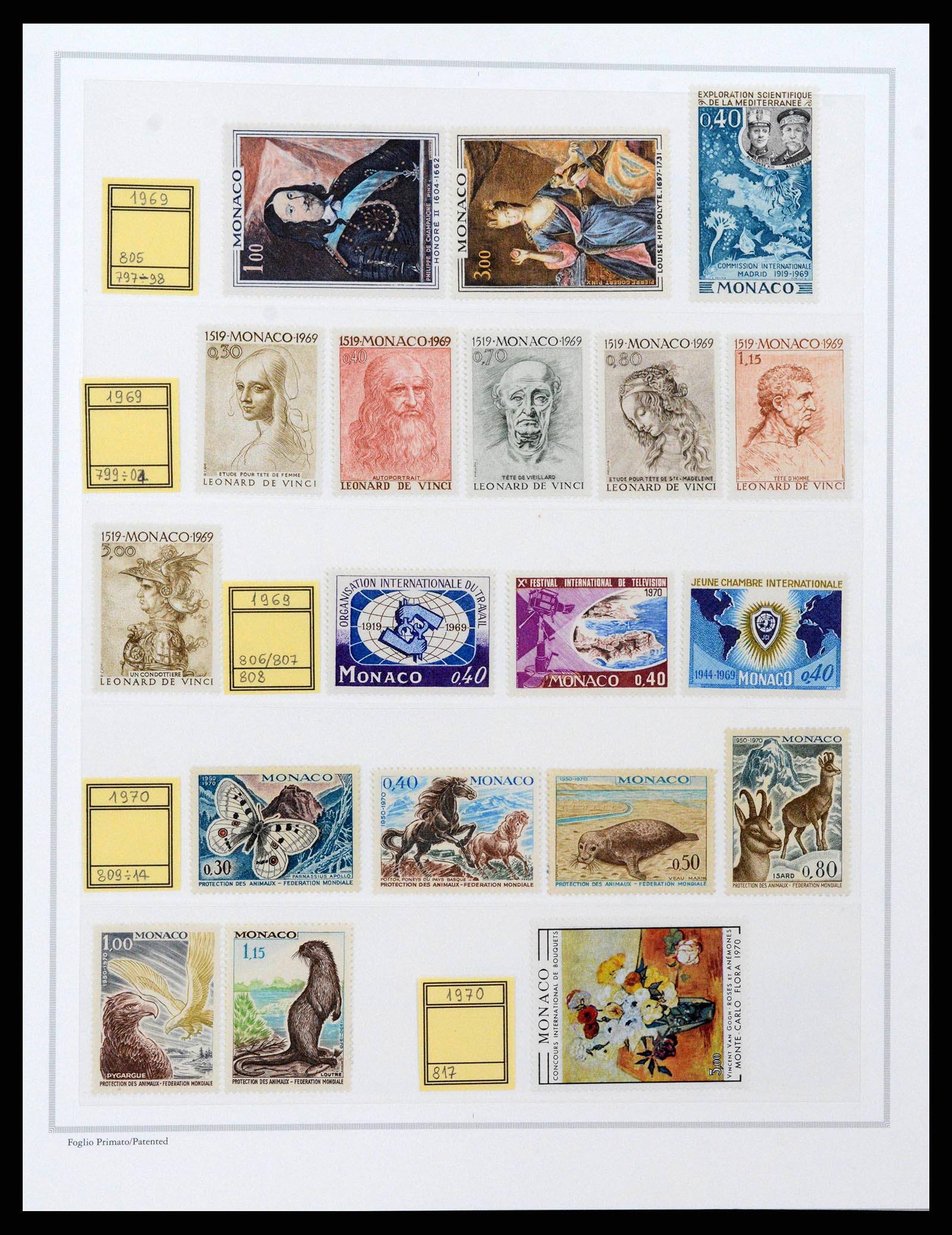 38963 0030 - Stamp collection 38963 Monaco 1885-2005.