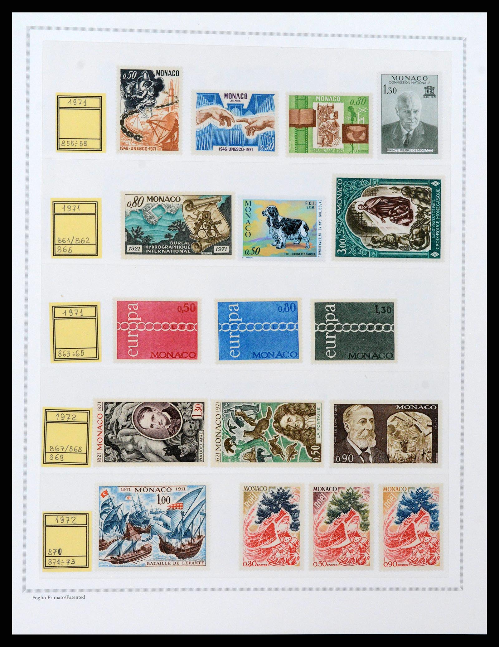 38963 0032 - Stamp collection 38963 Monaco 1885-2005.