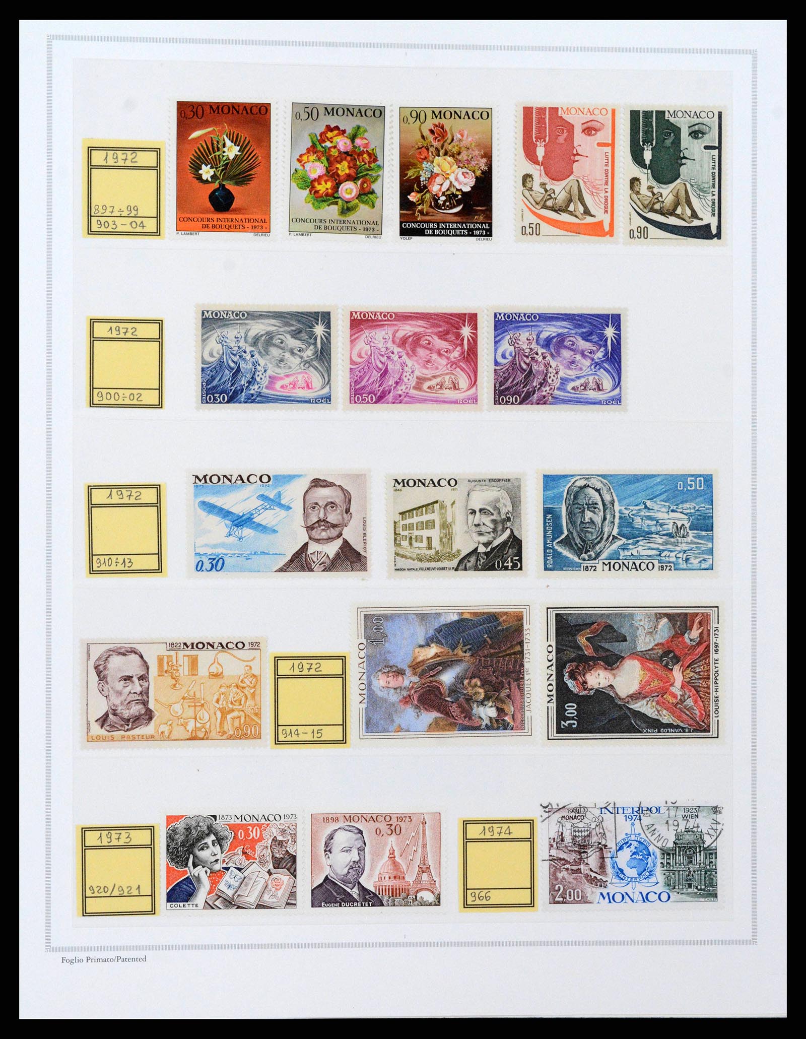38963 0035 - Stamp collection 38963 Monaco 1885-2005.