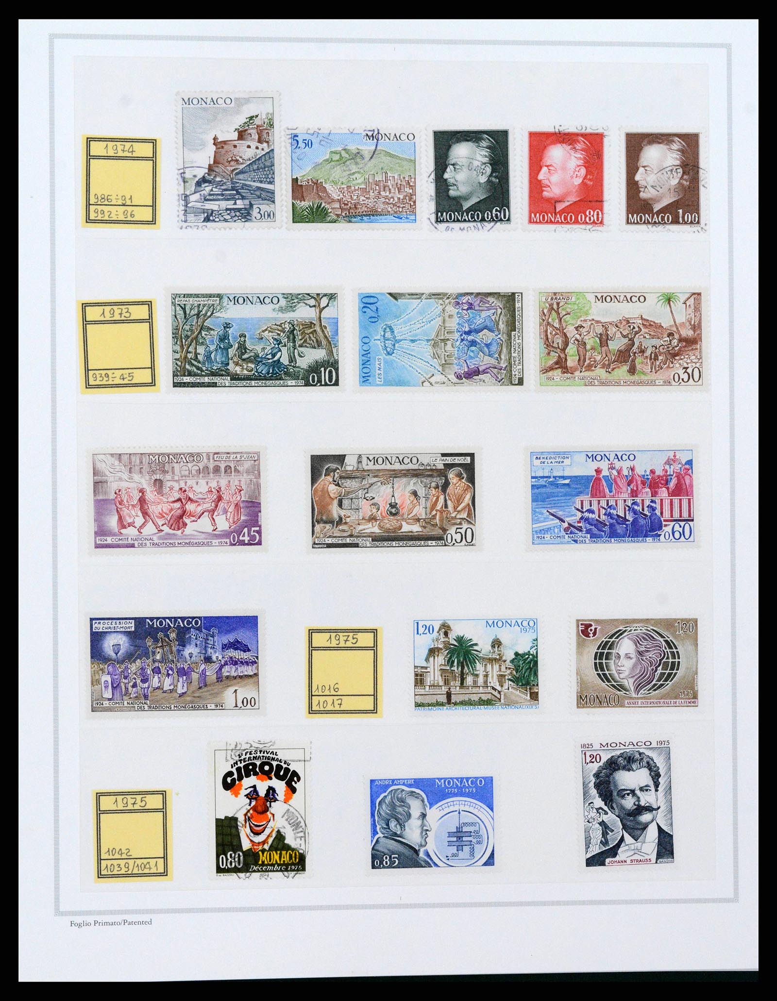 38963 0038 - Stamp collection 38963 Monaco 1885-2005.