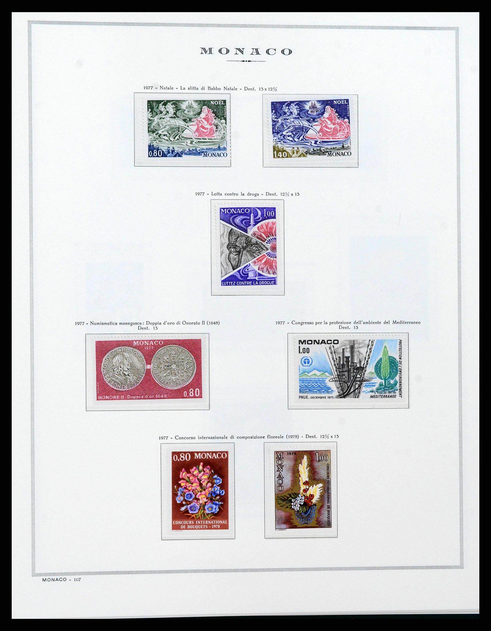 38963 0044 - Stamp collection 38963 Monaco 1885-2005.
