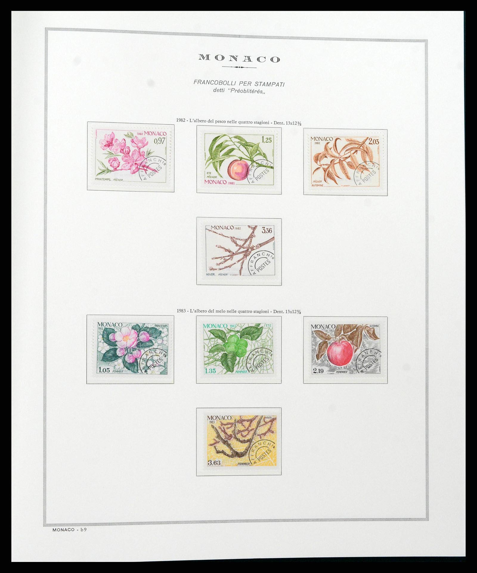 38963 0221 - Postzegelverzameling 38963 Monaco 1885-2005.