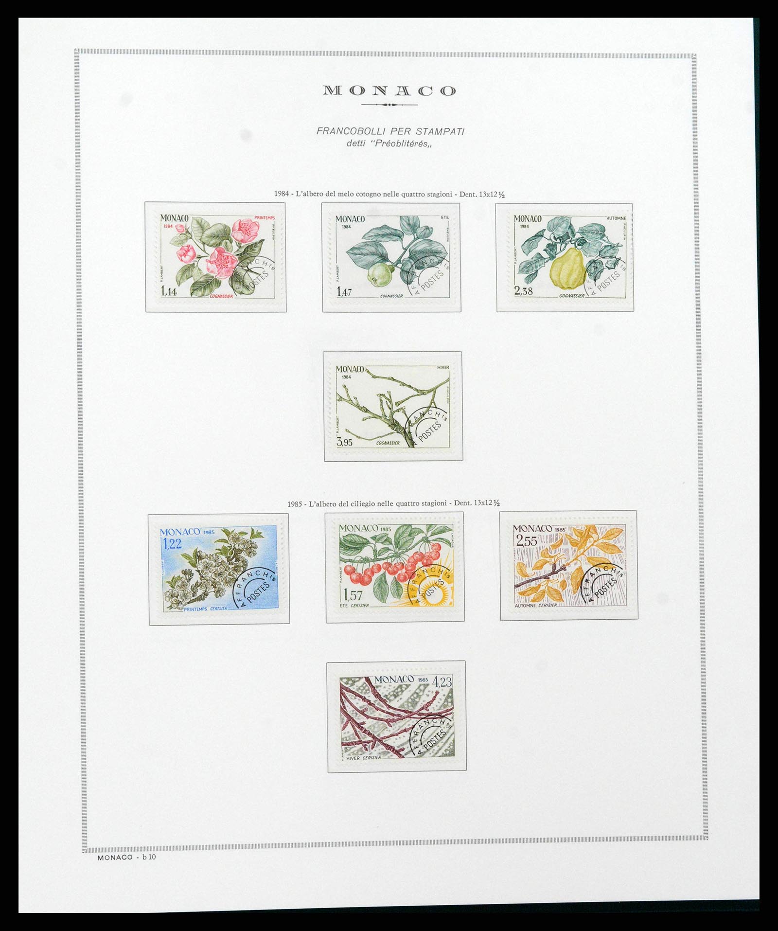 38963 0222 - Postzegelverzameling 38963 Monaco 1885-2005.