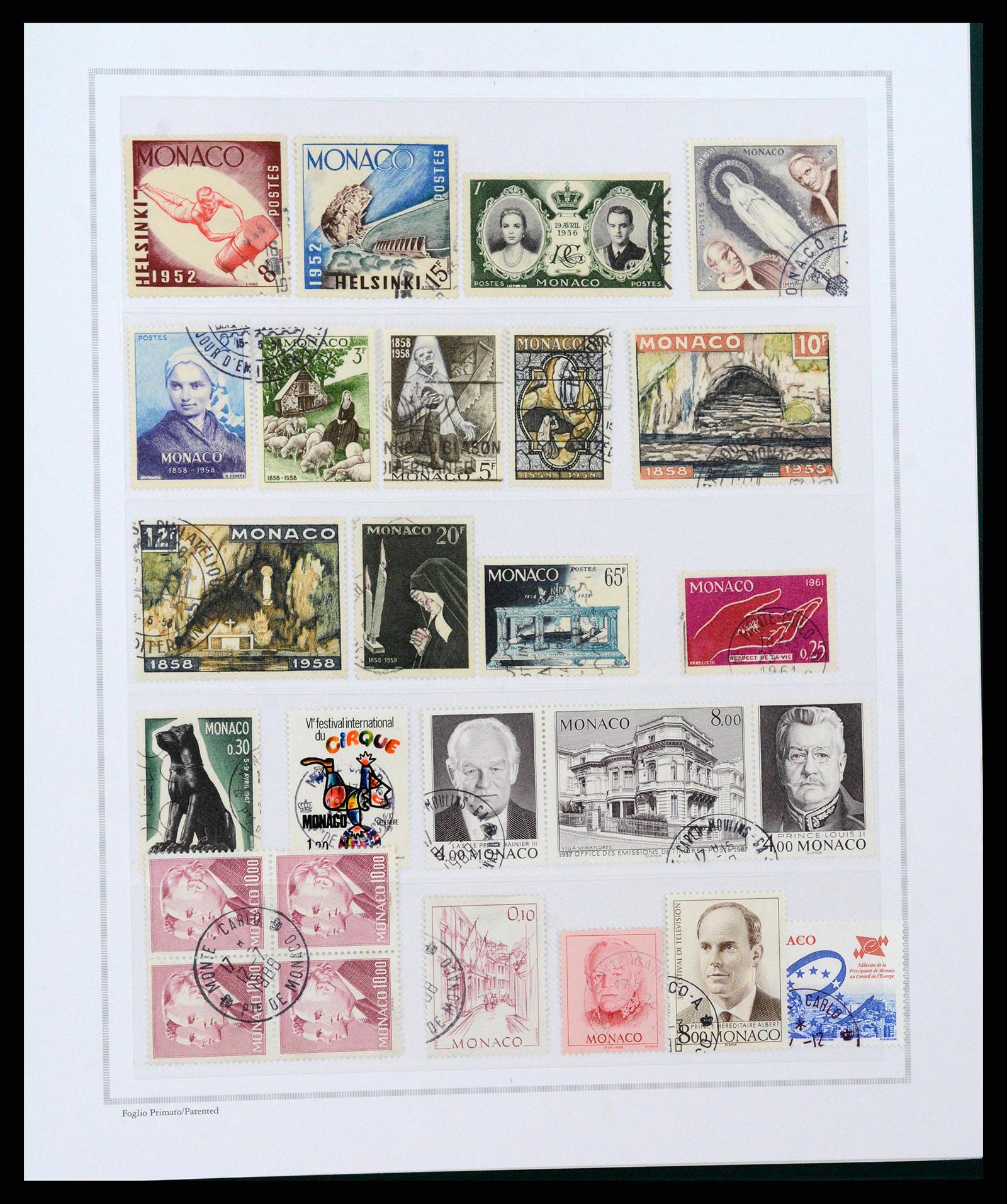 38963 0226 - Postzegelverzameling 38963 Monaco 1885-2005.