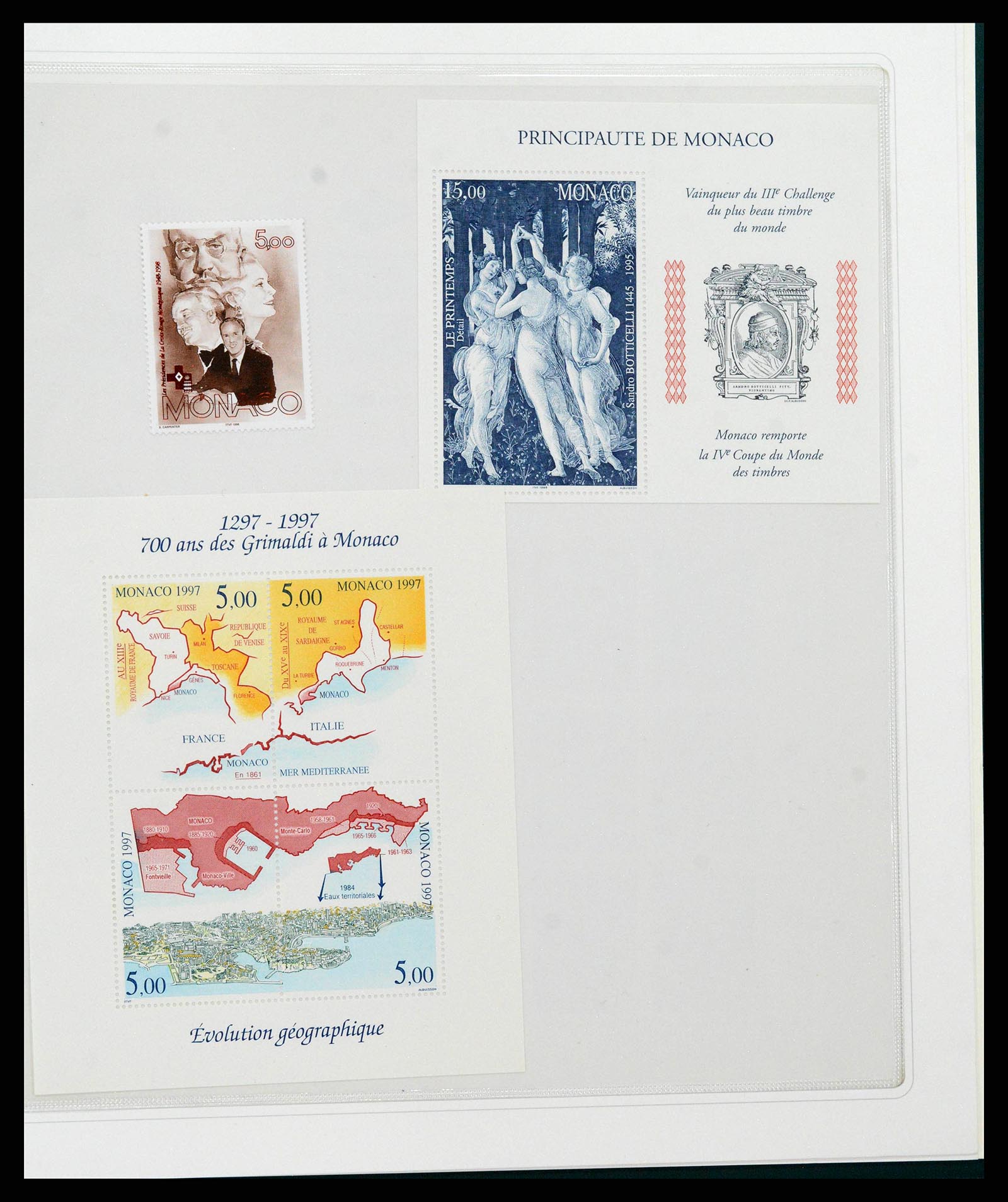 38963 0230 - Postzegelverzameling 38963 Monaco 1885-2005.