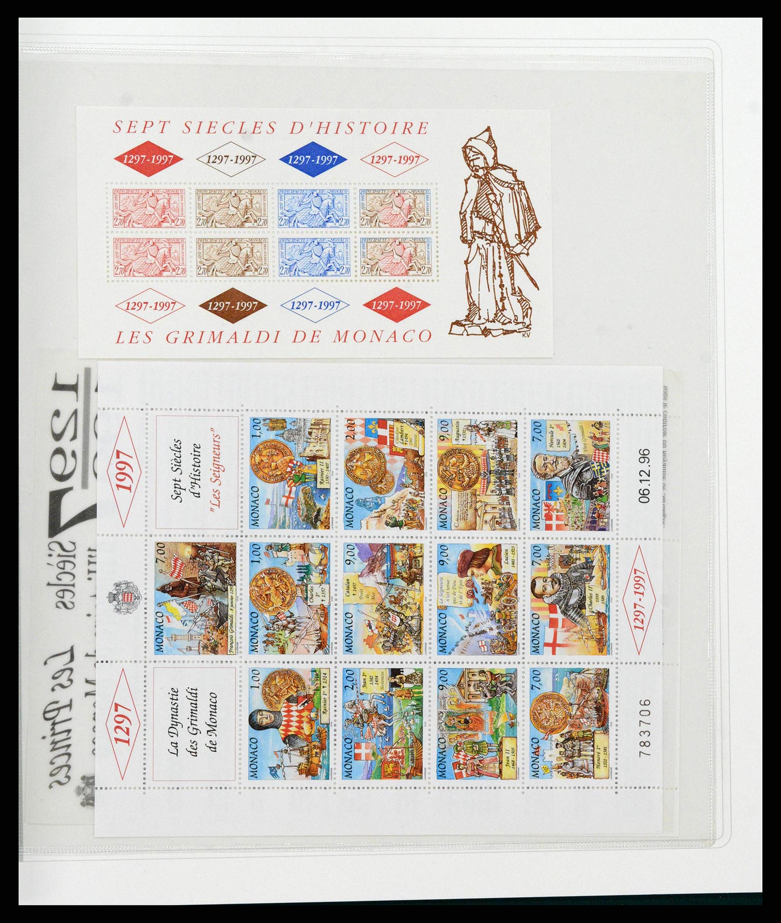 38963 0231 - Postzegelverzameling 38963 Monaco 1885-2005.