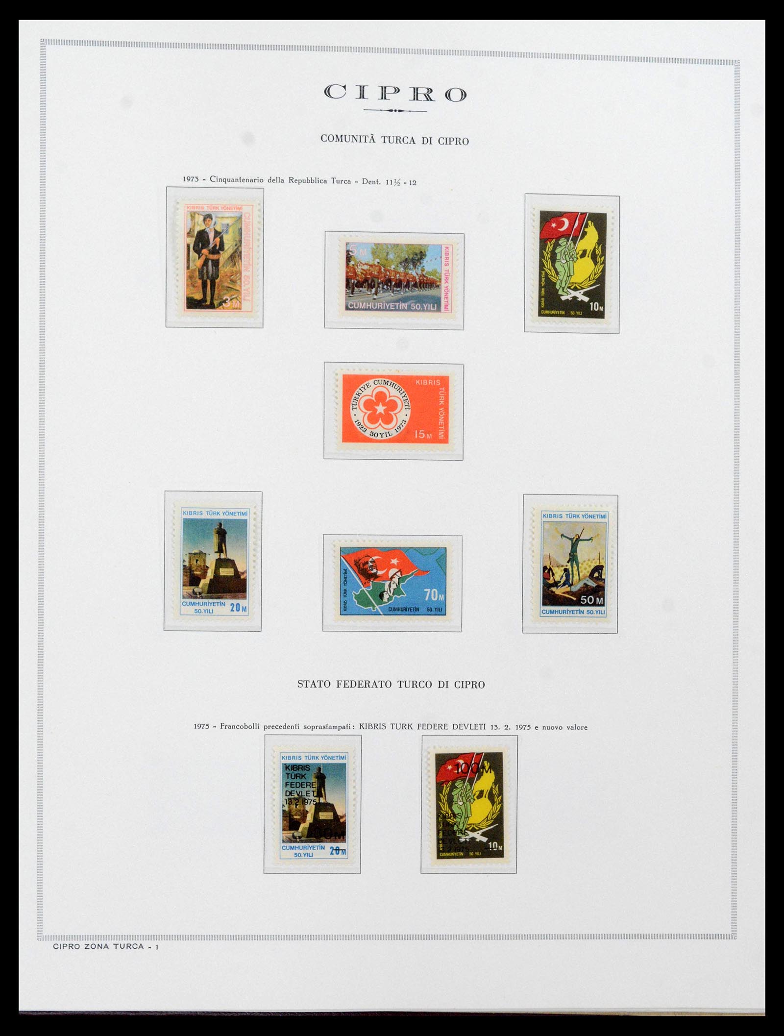 38965 0081 - Postzegelverzameling 38965 Cyprus 1894-1990.