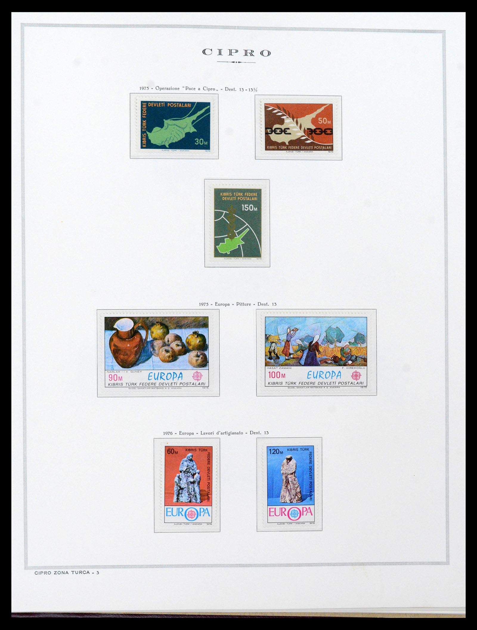 38965 0083 - Postzegelverzameling 38965 Cyprus 1894-1990.