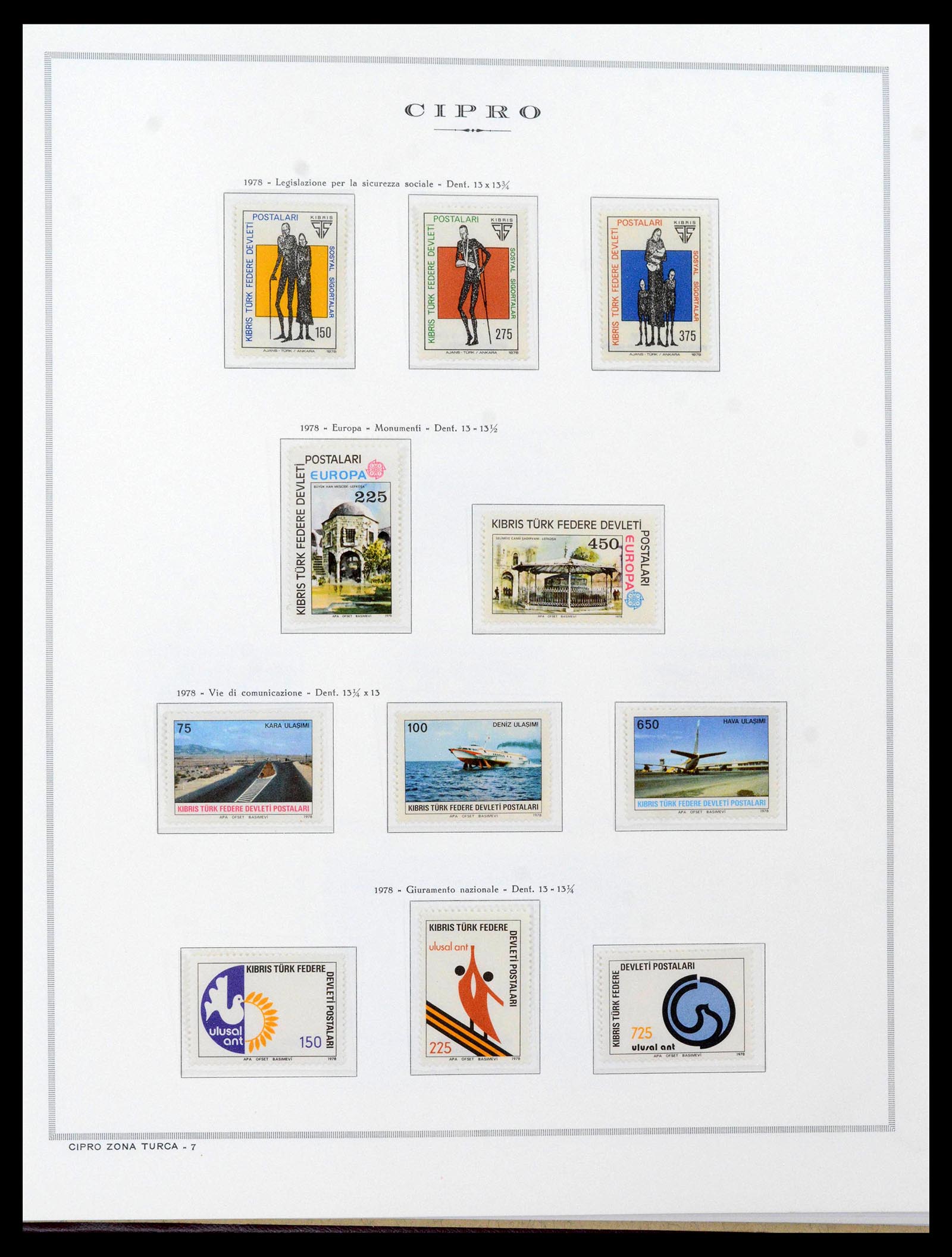 38965 0087 - Postzegelverzameling 38965 Cyprus 1894-1990.