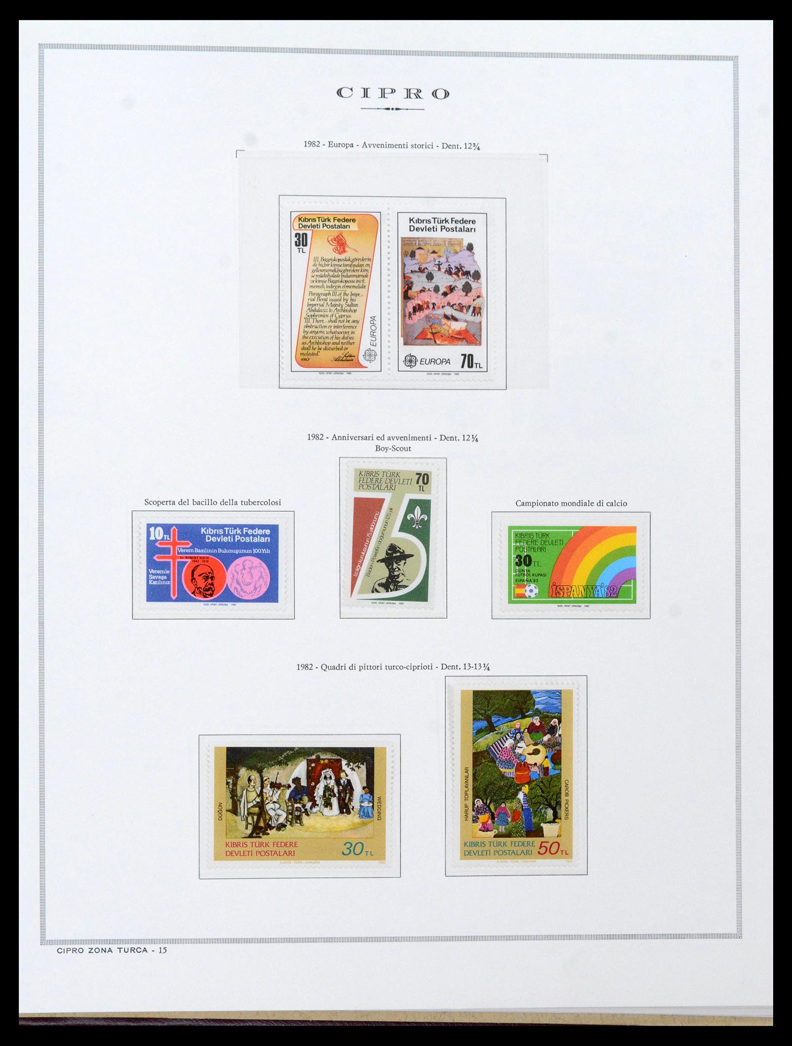 38965 0095 - Postzegelverzameling 38965 Cyprus 1894-1990.