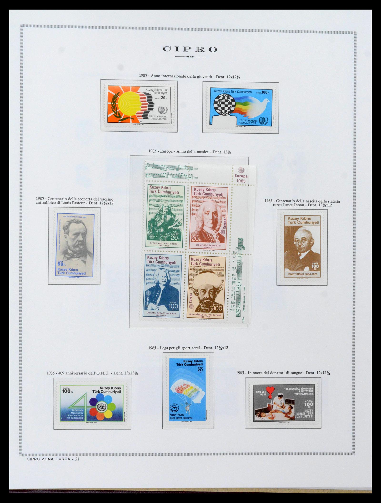 38965 0102 - Postzegelverzameling 38965 Cyprus 1894-1990.