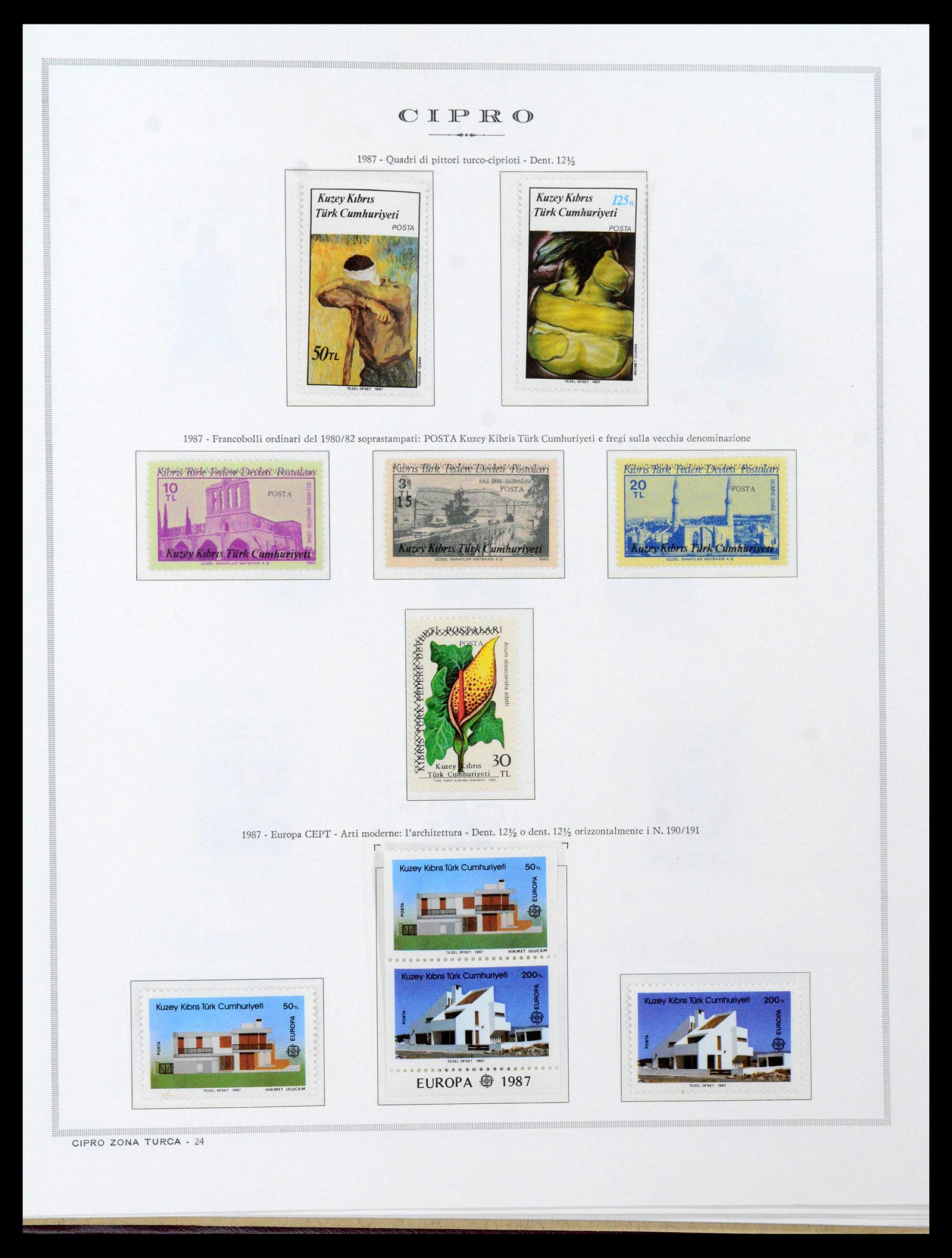 38965 0105 - Postzegelverzameling 38965 Cyprus 1894-1990.