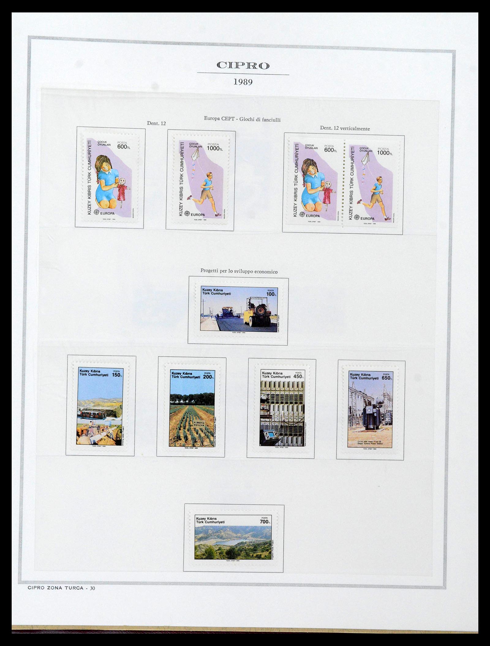 38965 0111 - Postzegelverzameling 38965 Cyprus 1894-1990.