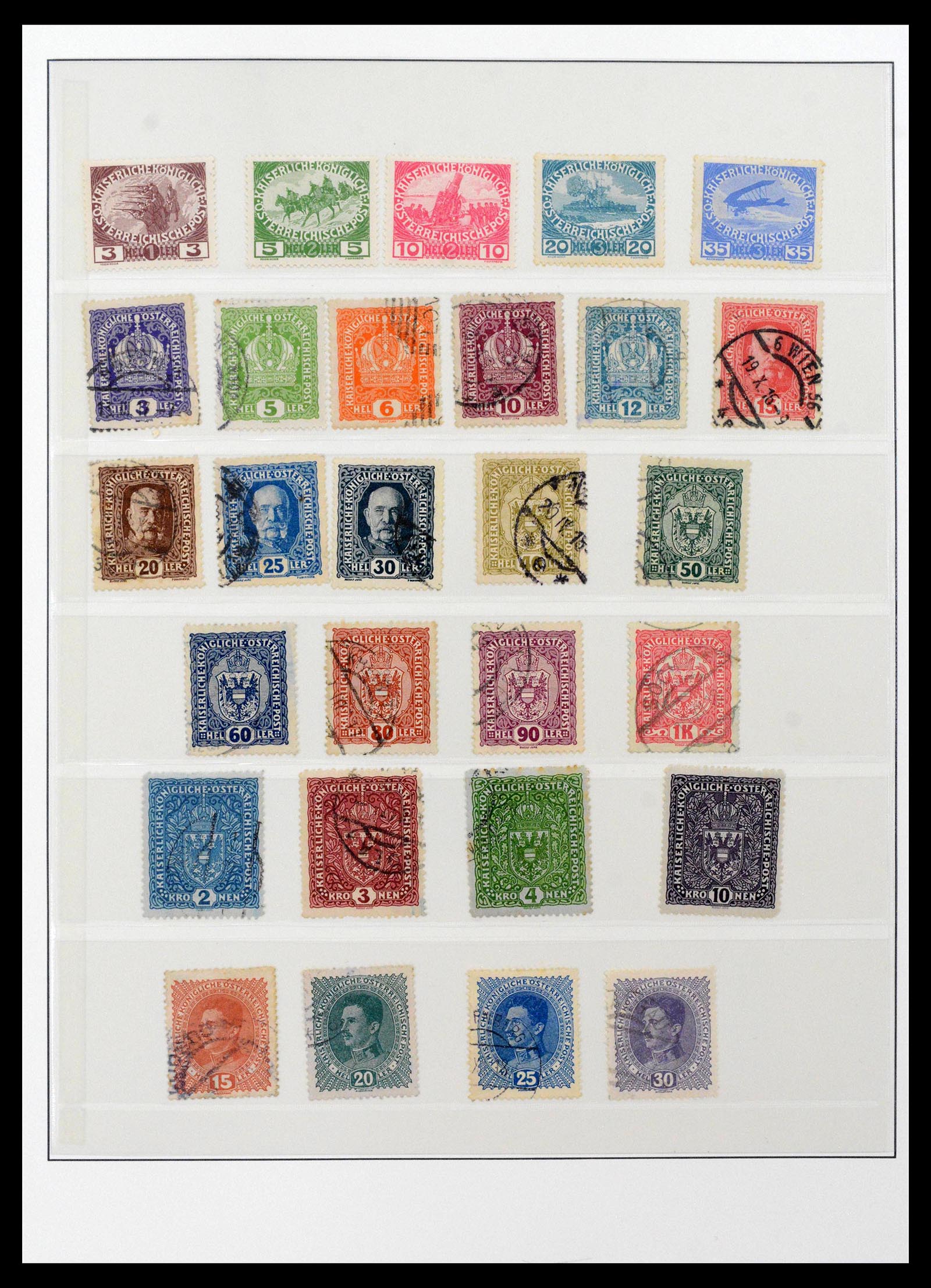 38966 0009 - Postzegelverzameling 38966 Oostenrijk 1850-1995.
