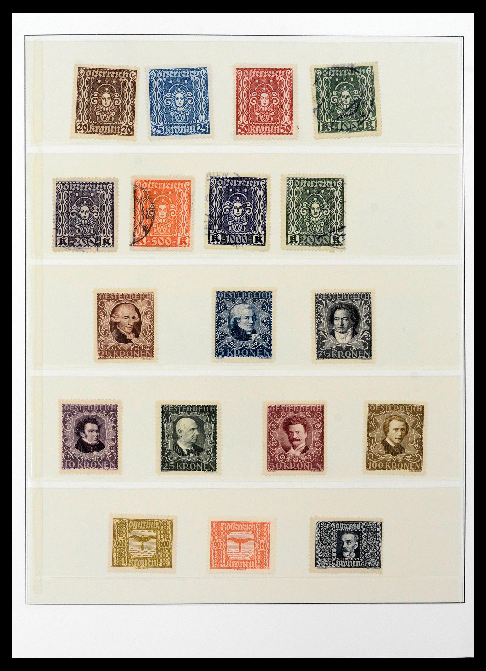 38966 0014 - Postzegelverzameling 38966 Oostenrijk 1850-1995.