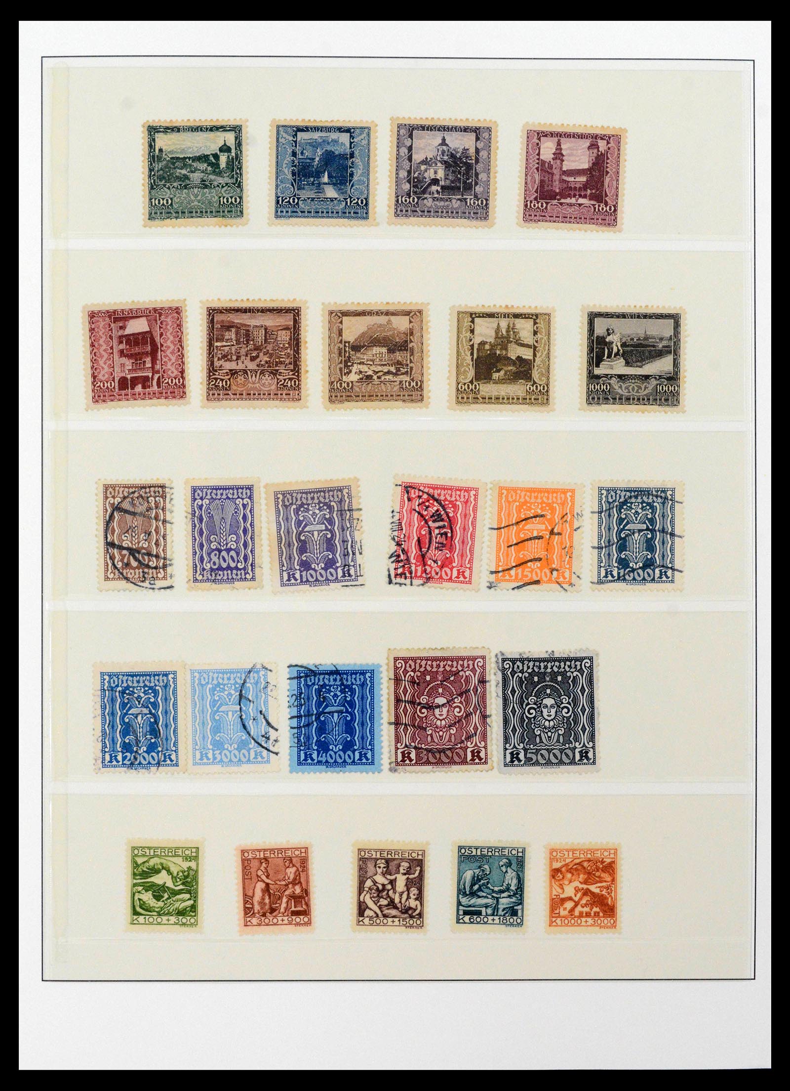 38966 0015 - Postzegelverzameling 38966 Oostenrijk 1850-1995.