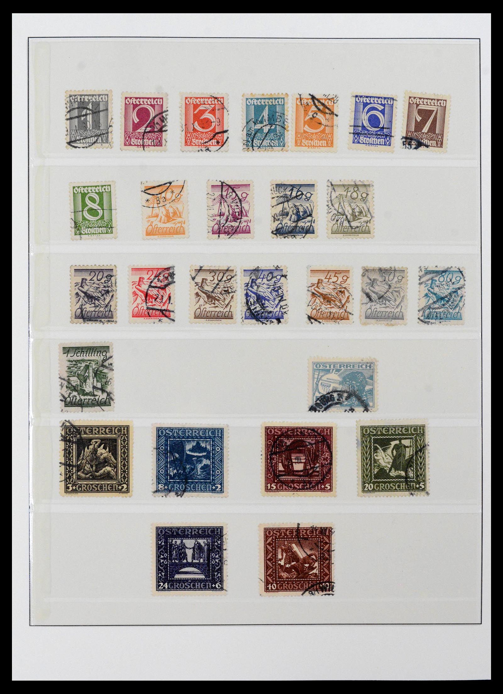 38966 0016 - Postzegelverzameling 38966 Oostenrijk 1850-1995.