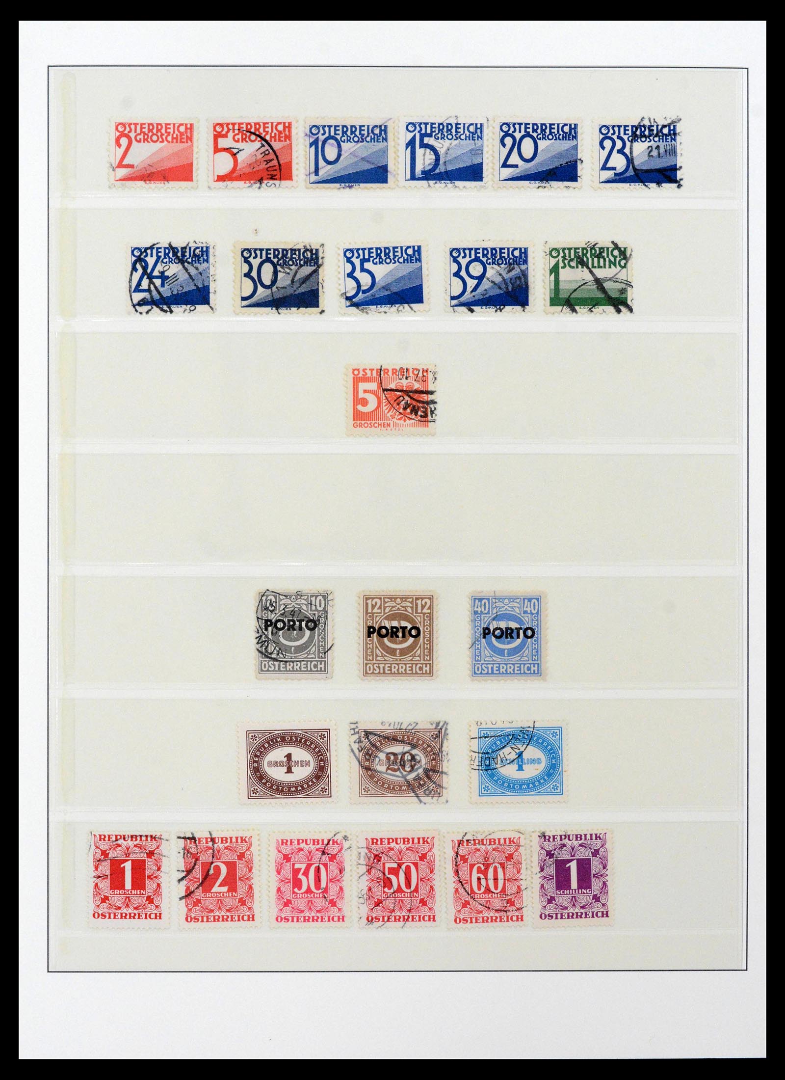 38966 0026 - Stamp collection 38966 Austria 1850-1995.