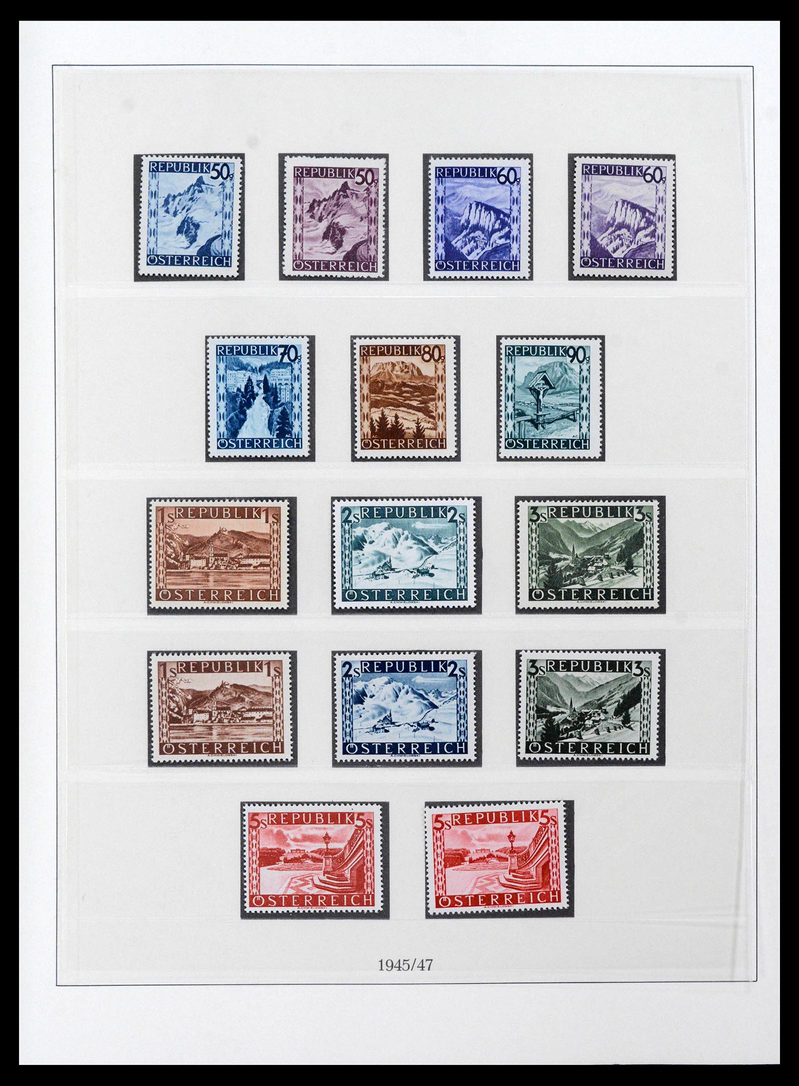 38966 0035 - Stamp collection 38966 Austria 1850-1995.