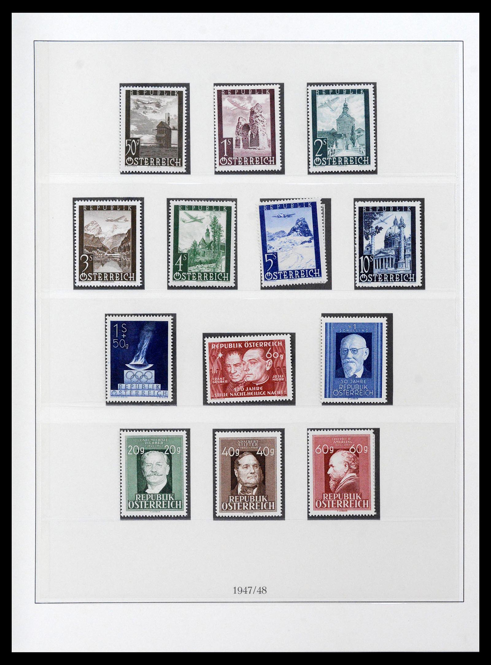 38966 0040 - Stamp collection 38966 Austria 1850-1995.