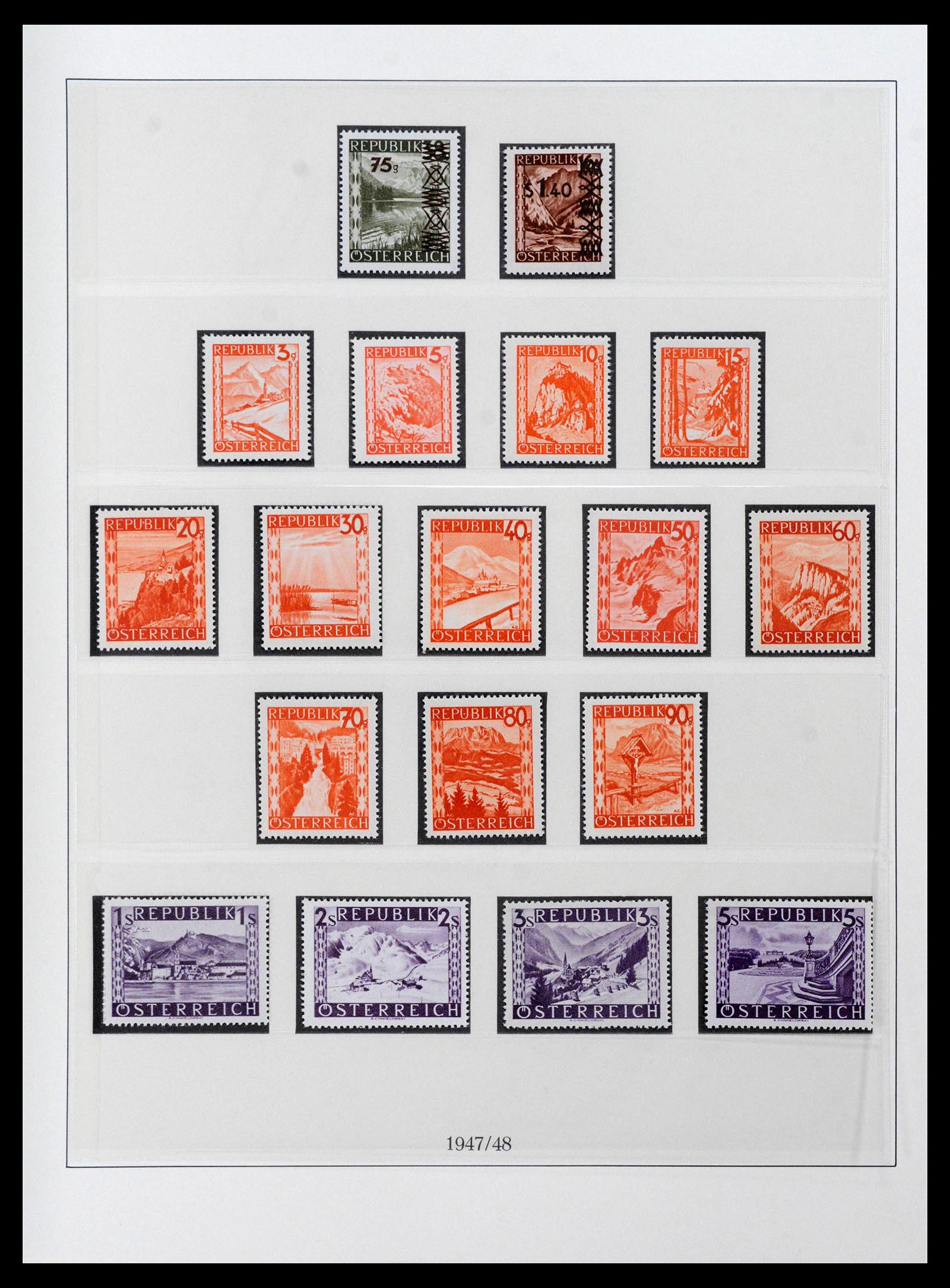38966 0041 - Stamp collection 38966 Austria 1850-1995.