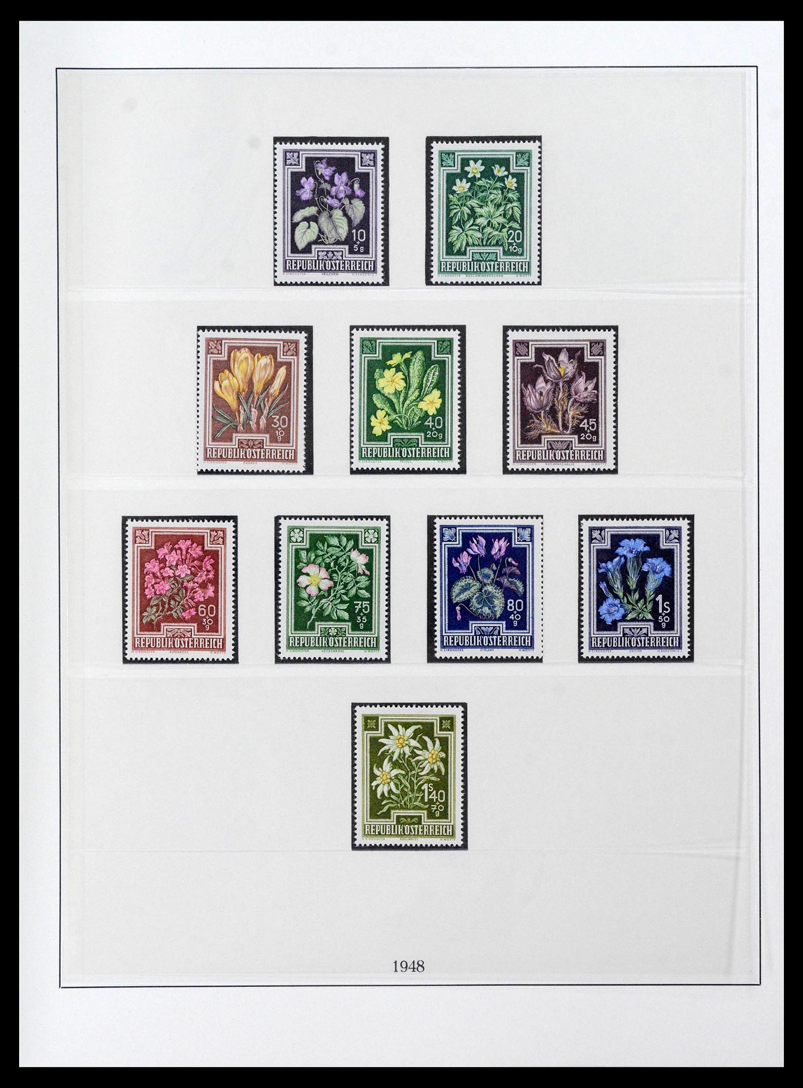 38966 0043 - Stamp collection 38966 Austria 1850-1995.