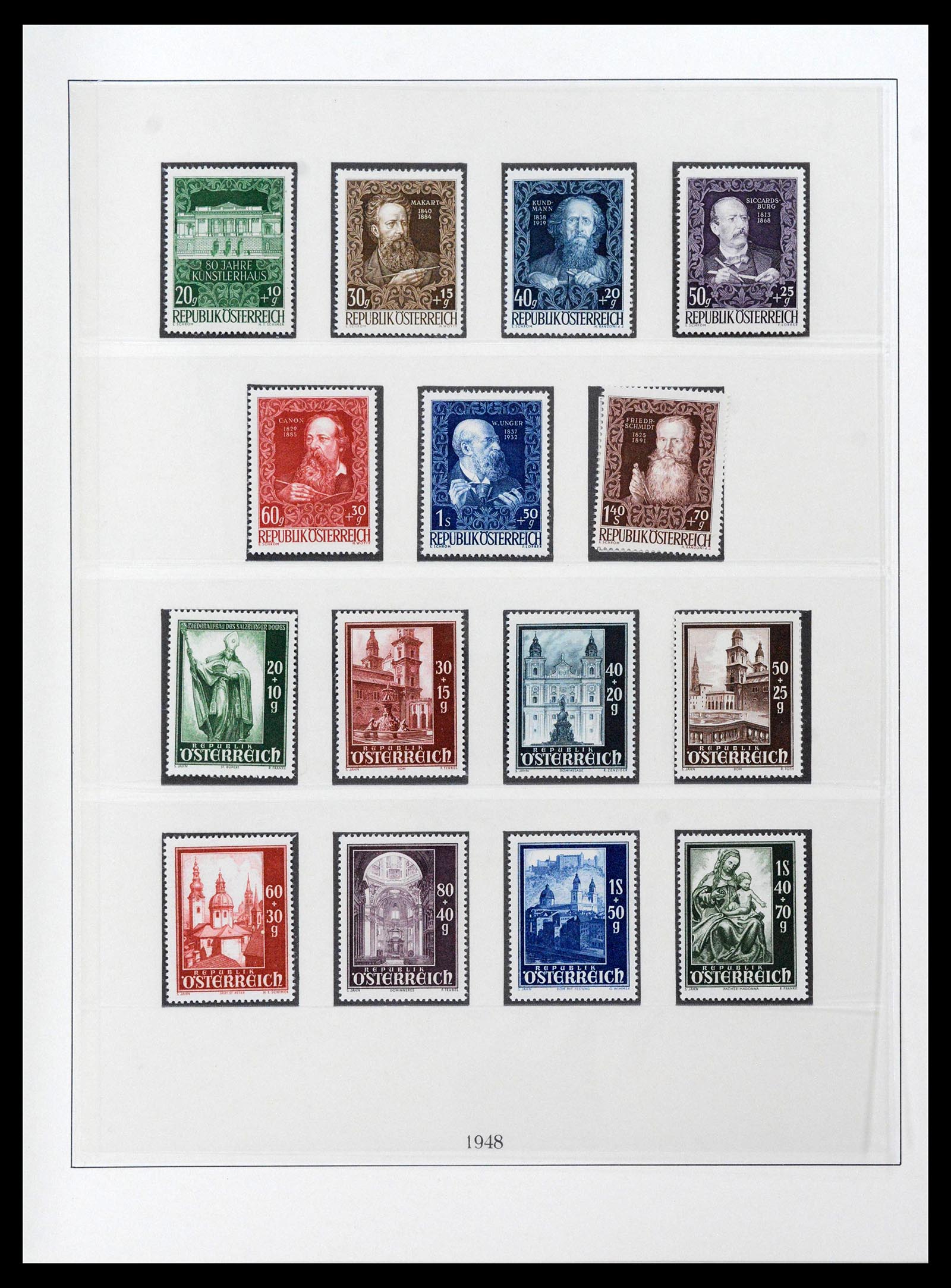 38966 0044 - Postzegelverzameling 38966 Oostenrijk 1850-1995.