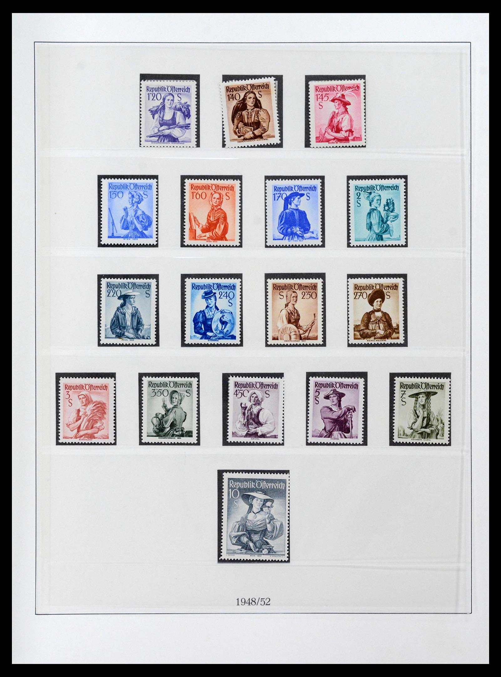 38966 0046 - Postzegelverzameling 38966 Oostenrijk 1850-1995.