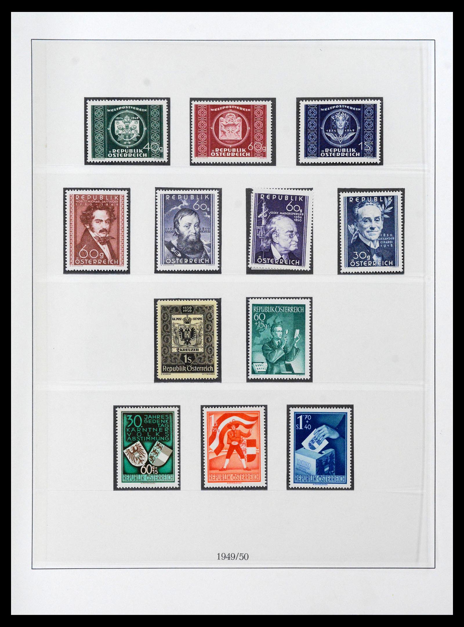38966 0048 - Postzegelverzameling 38966 Oostenrijk 1850-1995.