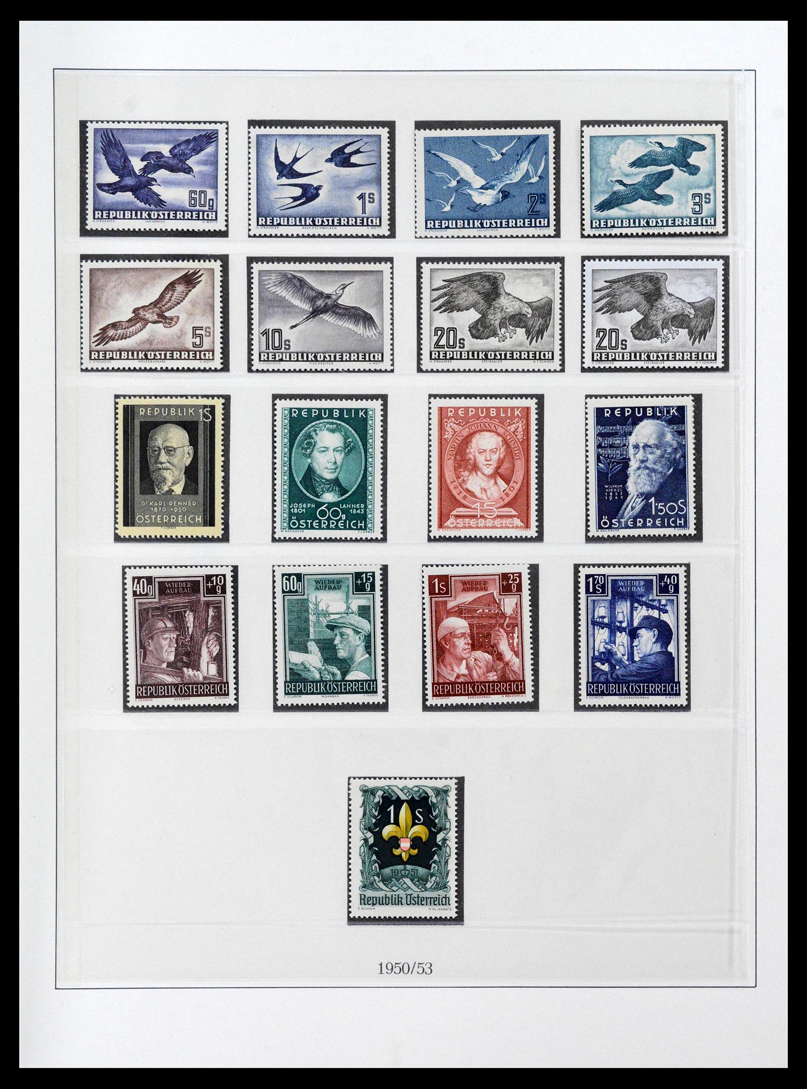 38966 0049 - Postzegelverzameling 38966 Oostenrijk 1850-1995.