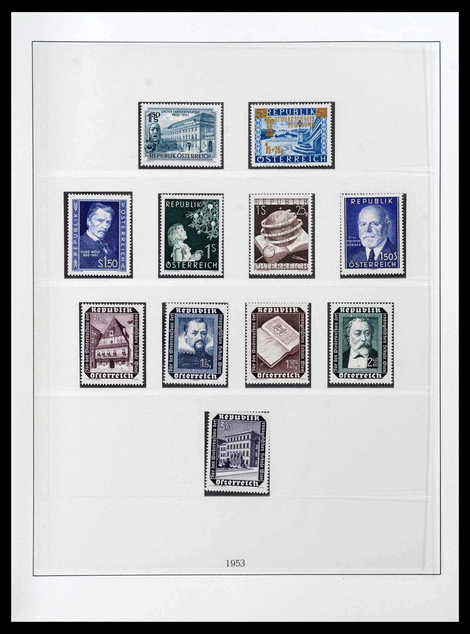 38966 0051 - Stamp collection 38966 Austria 1850-1995.