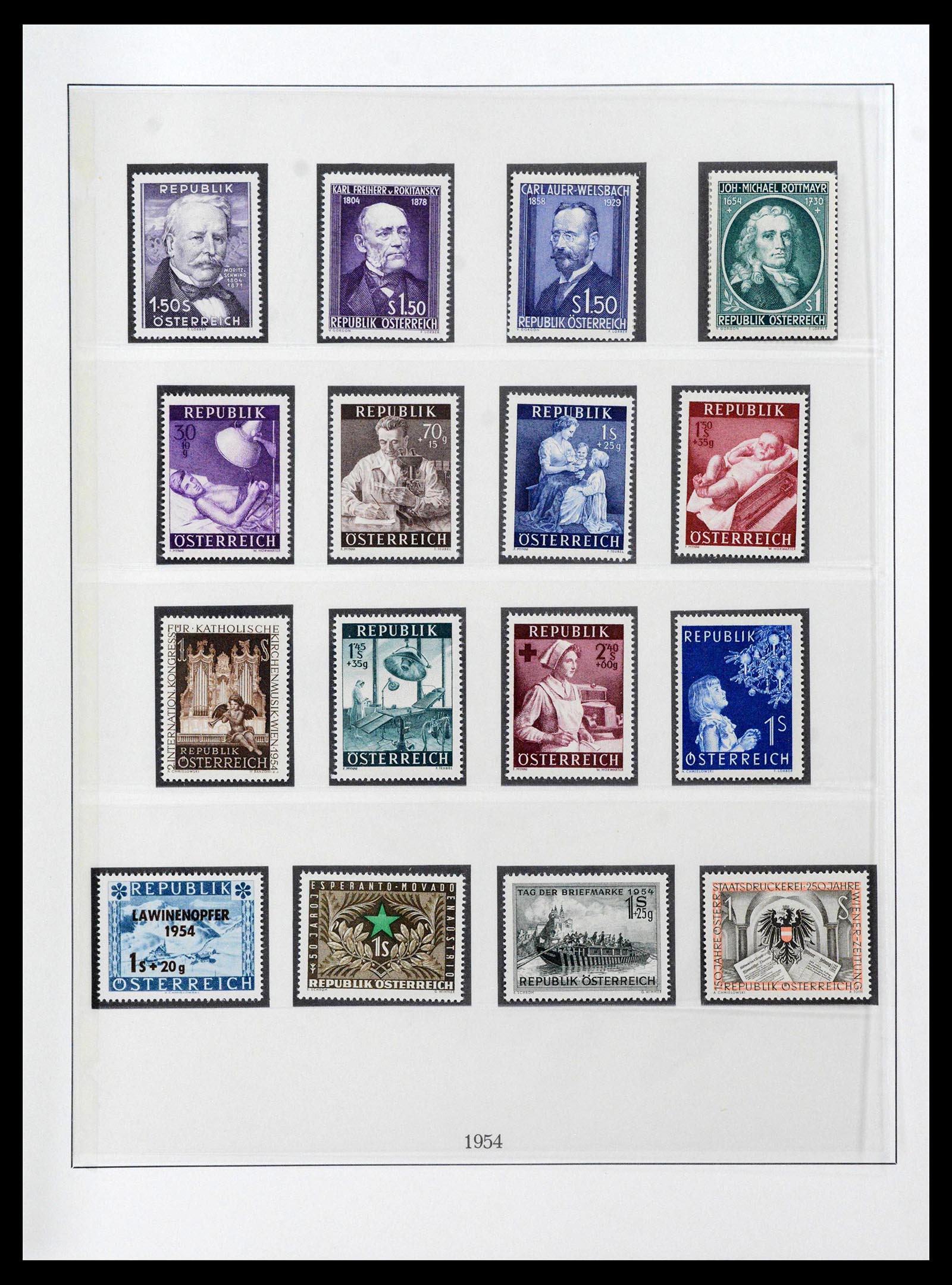 38966 0052 - Stamp collection 38966 Austria 1850-1995.