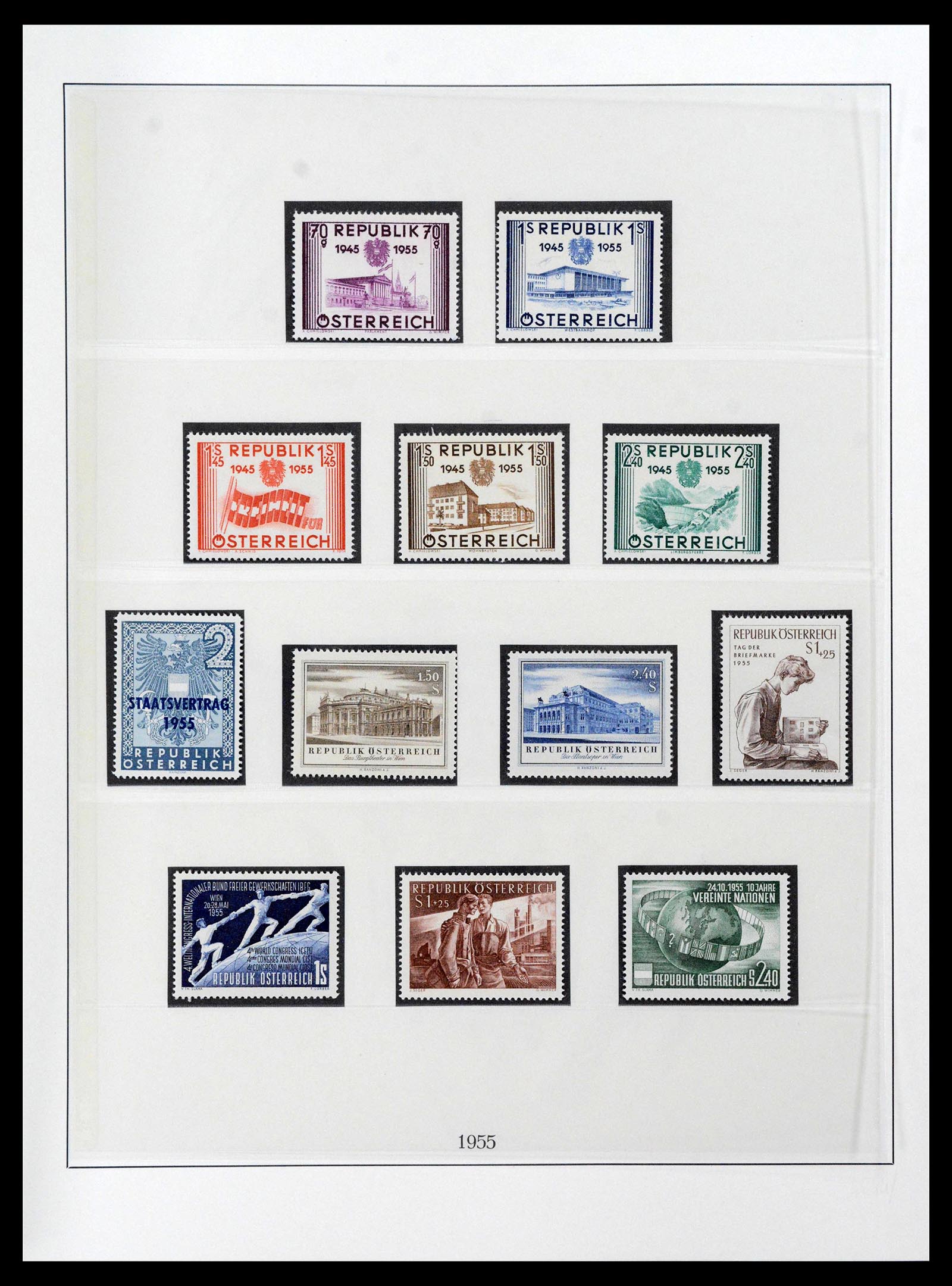 38966 0053 - Postzegelverzameling 38966 Oostenrijk 1850-1995.