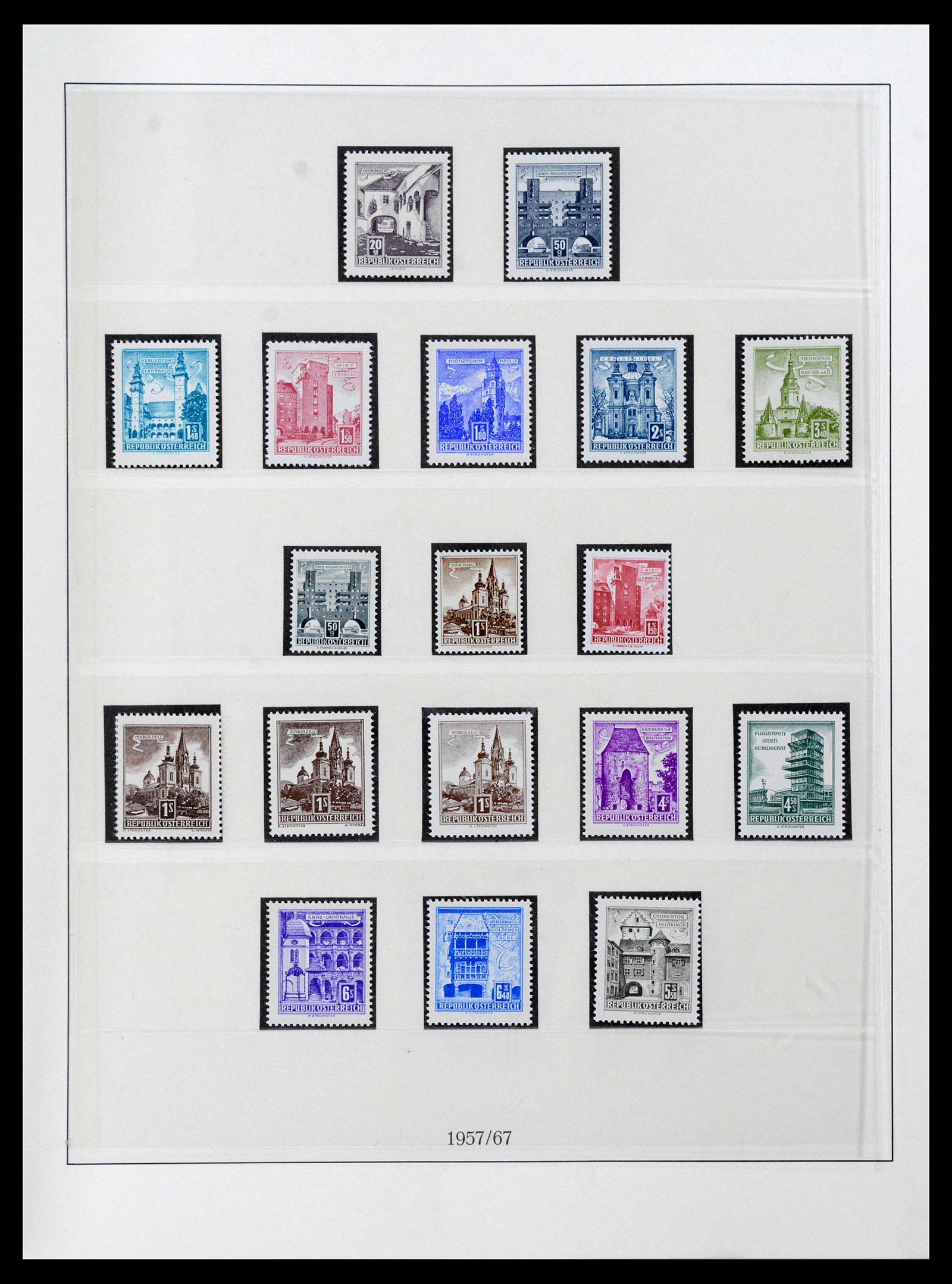 38966 0055 - Stamp collection 38966 Austria 1850-1995.