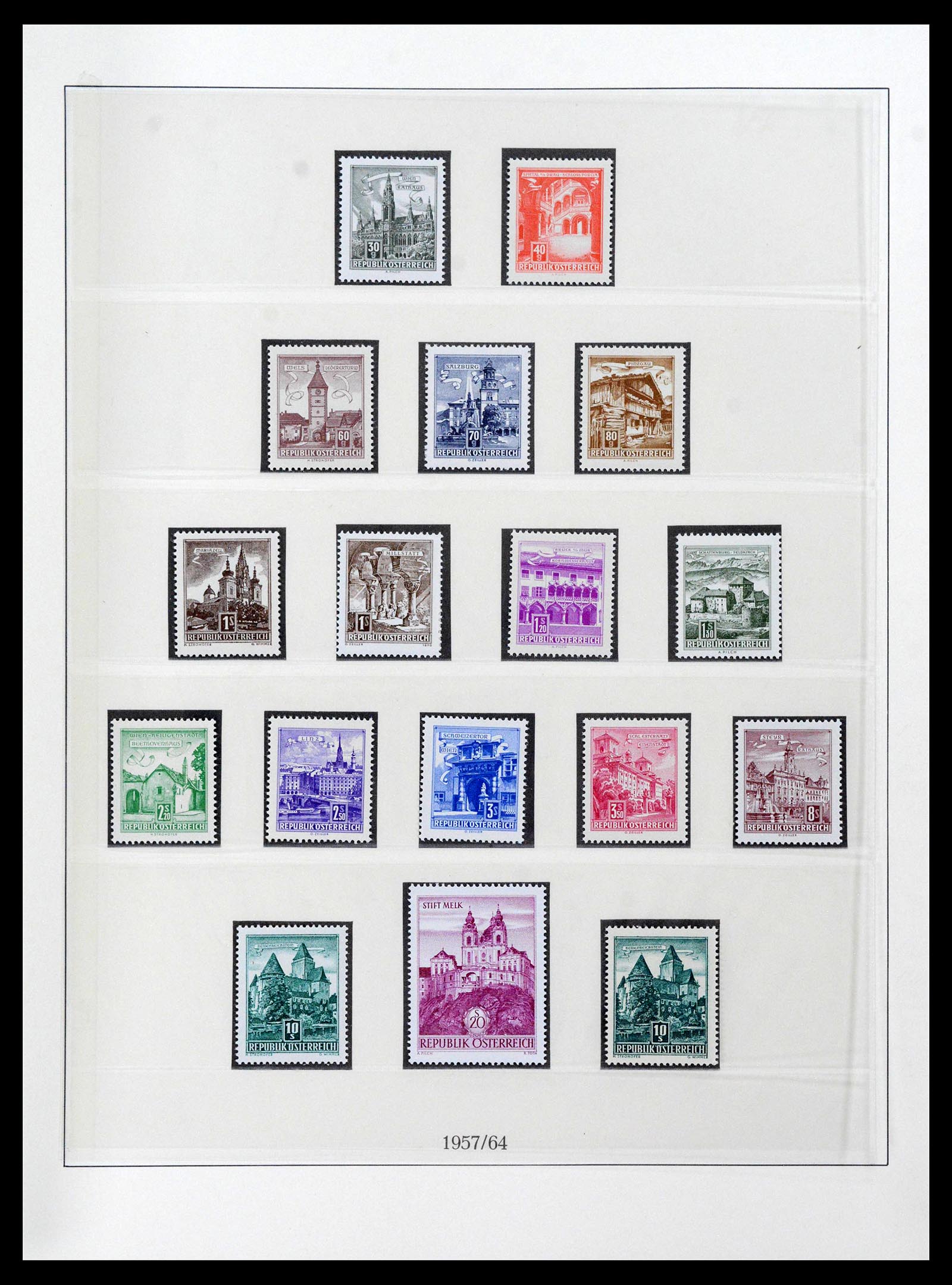 38966 0056 - Postzegelverzameling 38966 Oostenrijk 1850-1995.