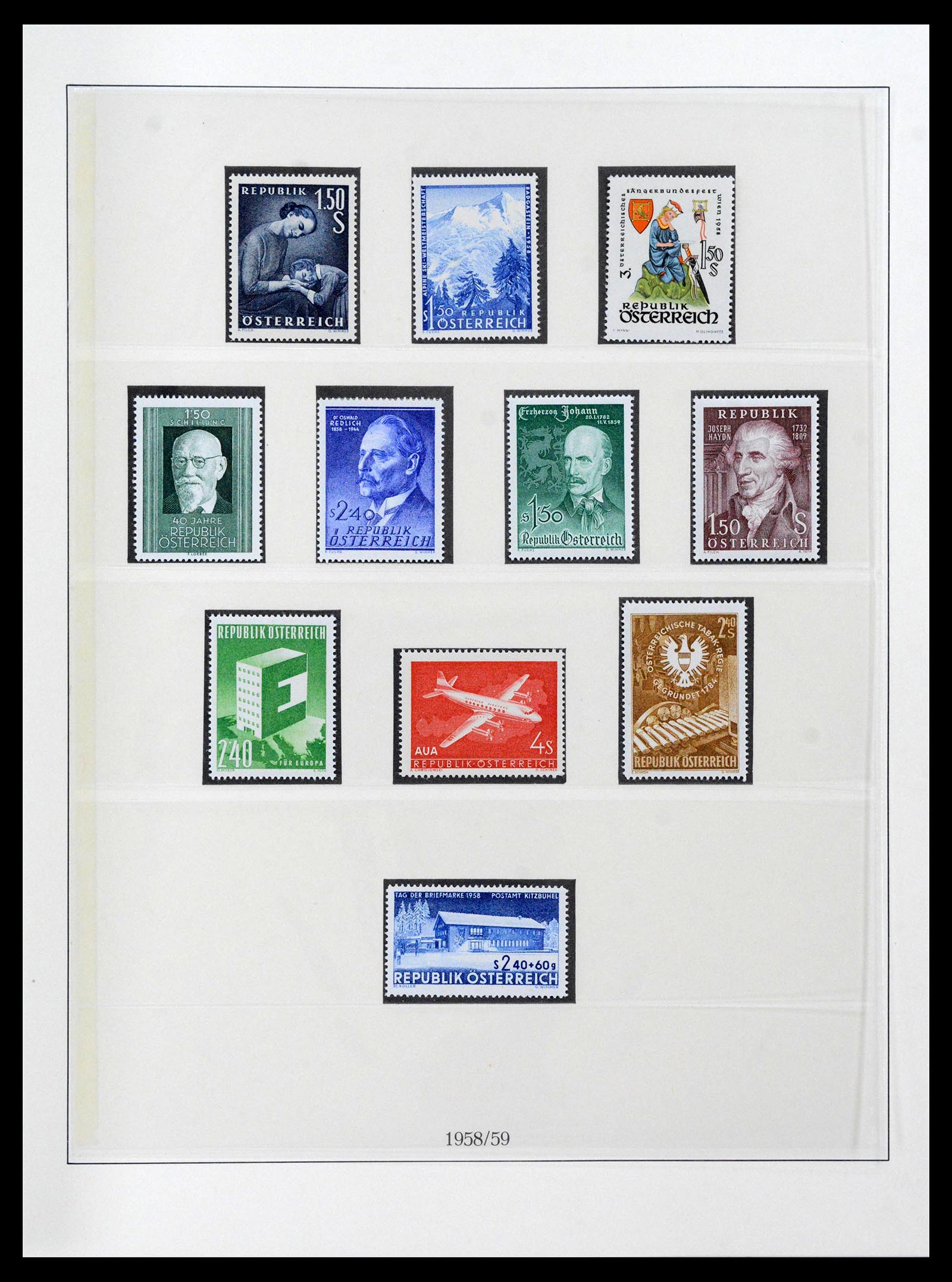 38966 0058 - Postzegelverzameling 38966 Oostenrijk 1850-1995.