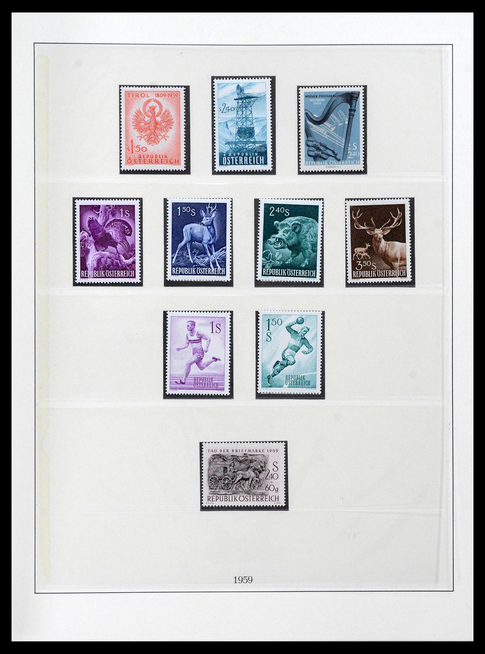 38966 0059 - Postzegelverzameling 38966 Oostenrijk 1850-1995.