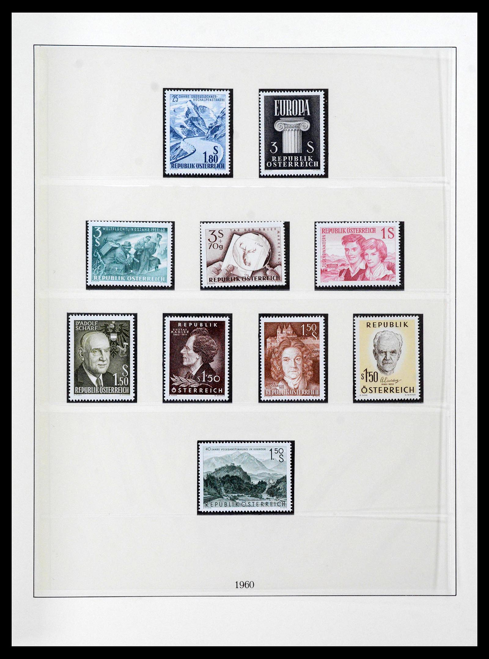 38966 0060 - Postzegelverzameling 38966 Oostenrijk 1850-1995.