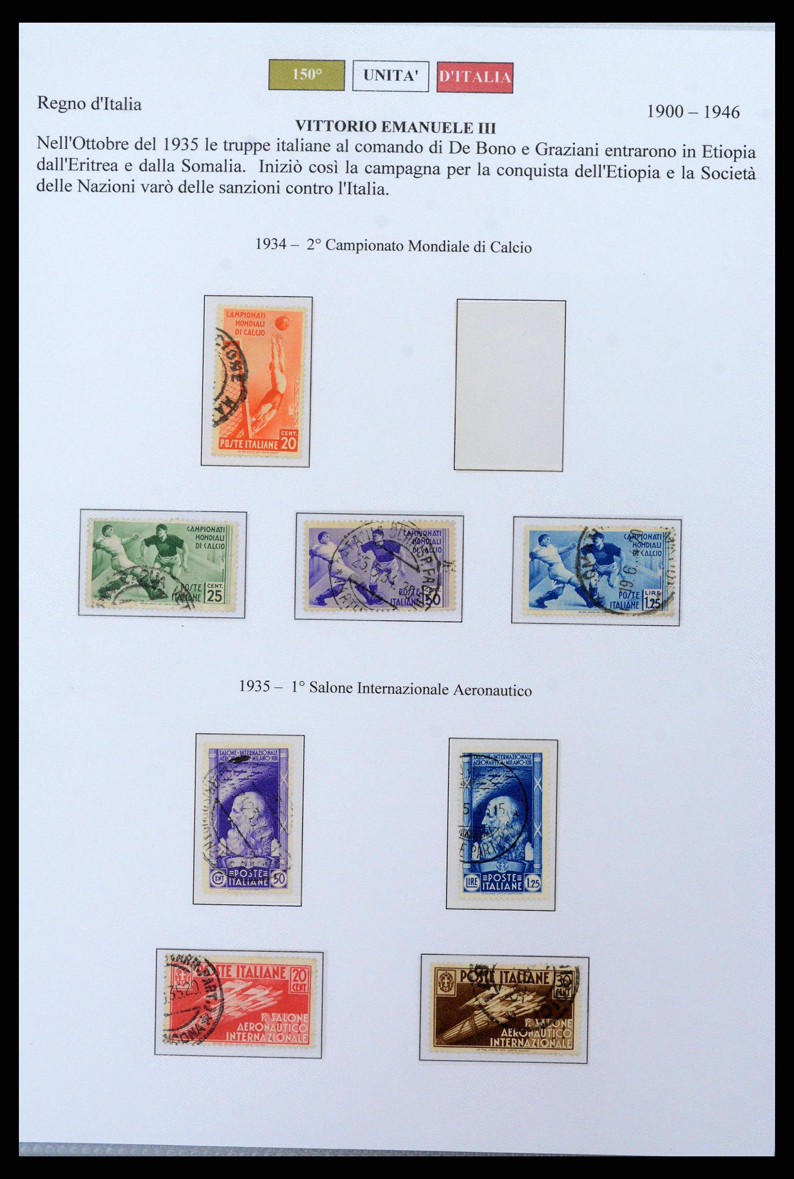 38967 0016 - Postzegelverzameling 38967 Italië/gebieden/koloniën 1861-2011.