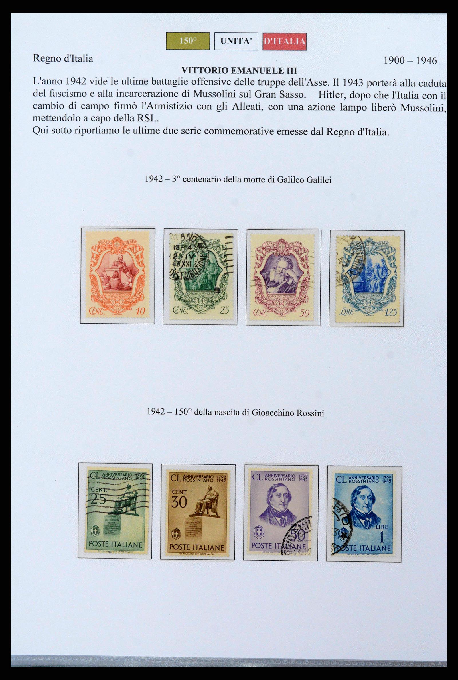 38967 0021 - Postzegelverzameling 38967 Italië/gebieden/koloniën 1861-2011.