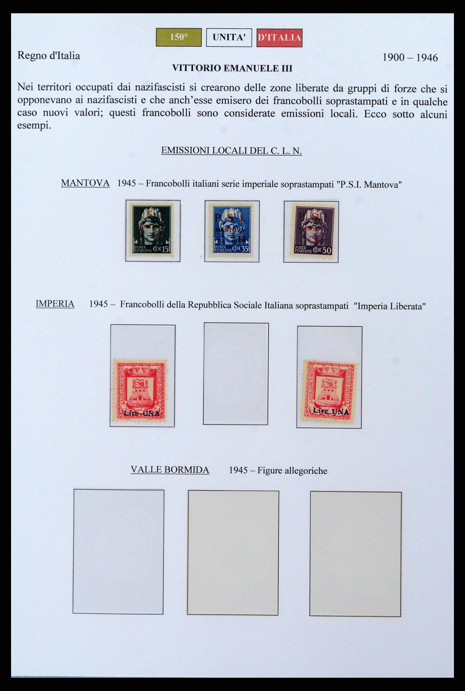 38967 0025 - Postzegelverzameling 38967 Italië/gebieden/koloniën 1861-2011.