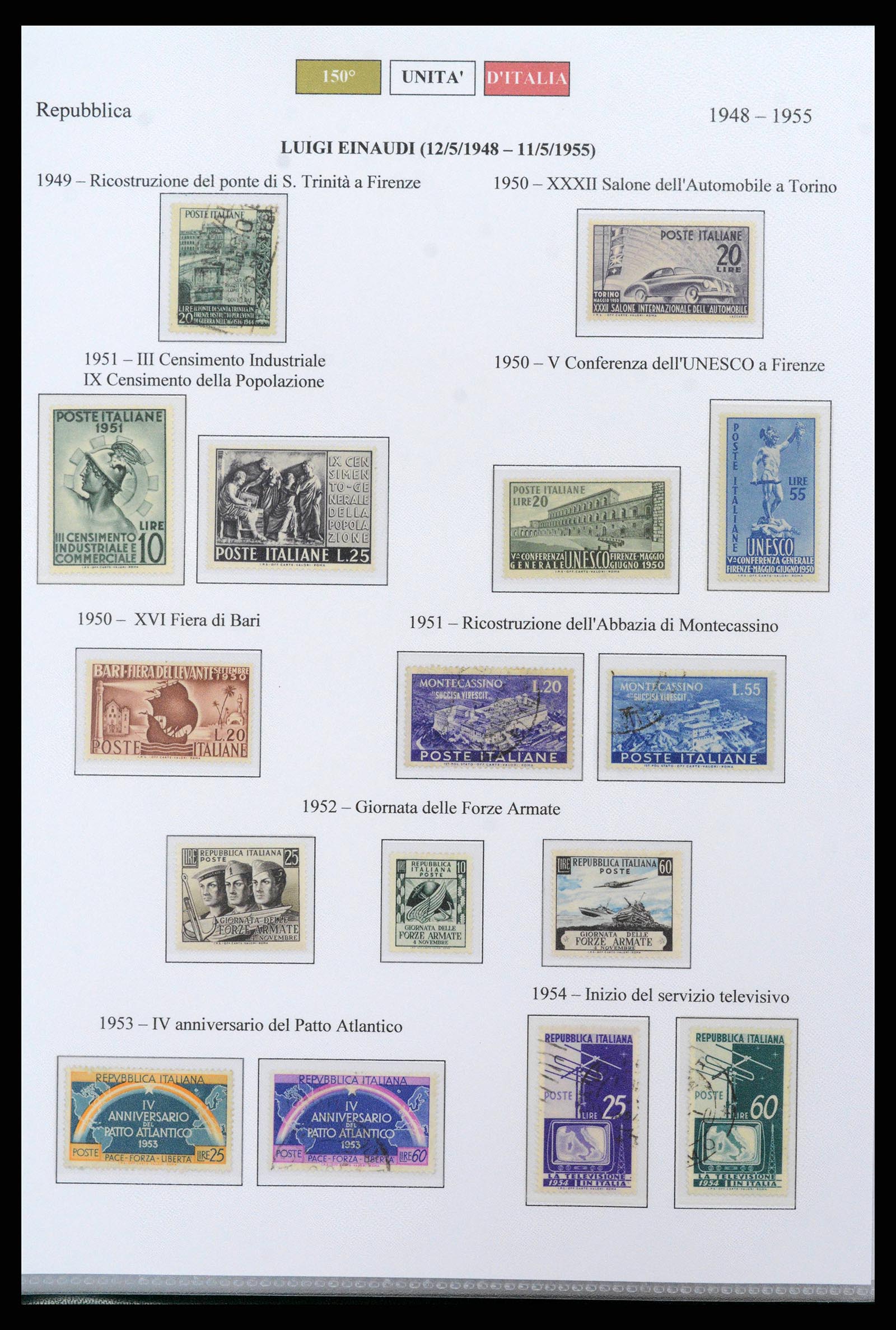 38967 0030 - Postzegelverzameling 38967 Italië/gebieden/koloniën 1861-2011.