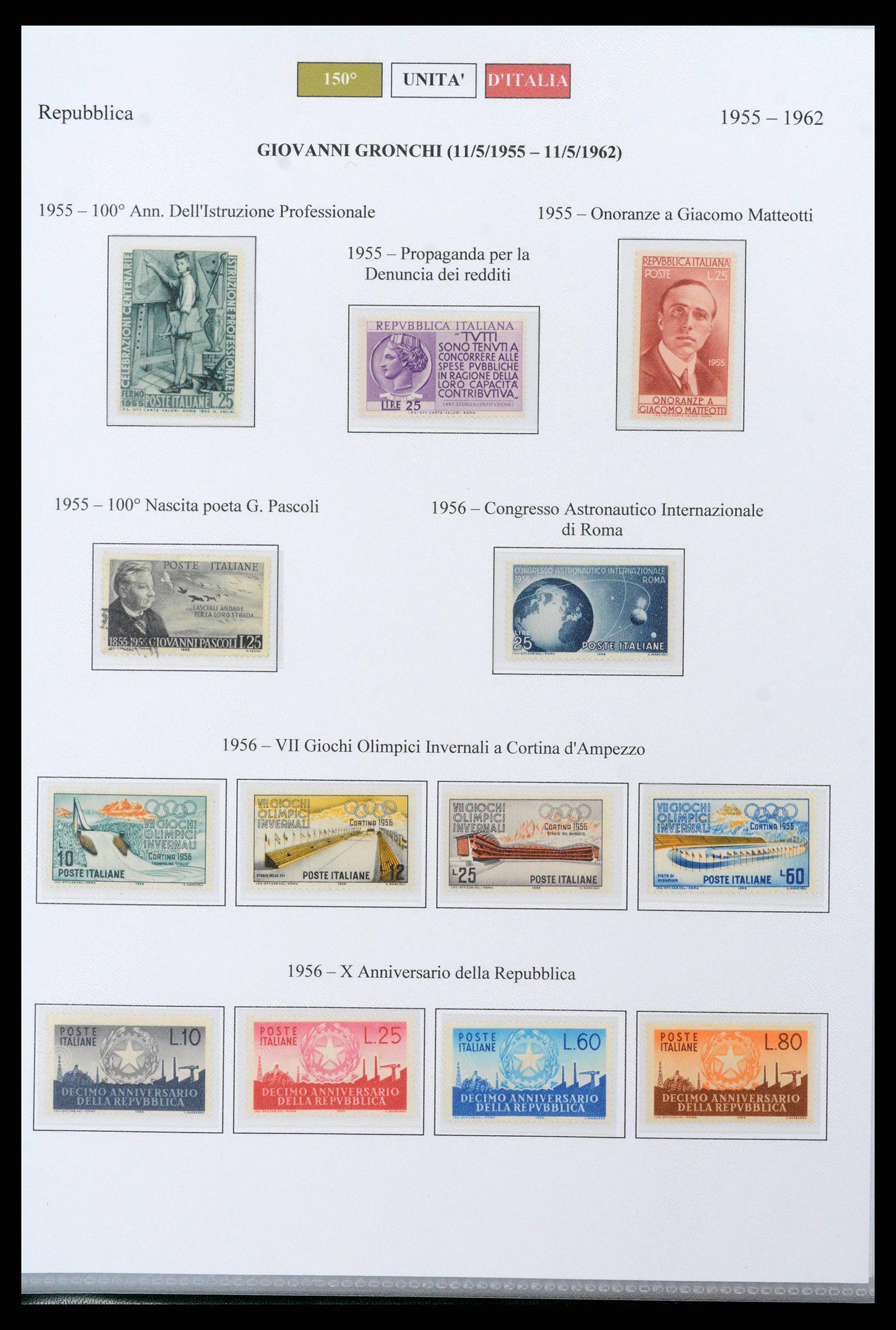 38967 0032 - Postzegelverzameling 38967 Italië/gebieden/koloniën 1861-2011.